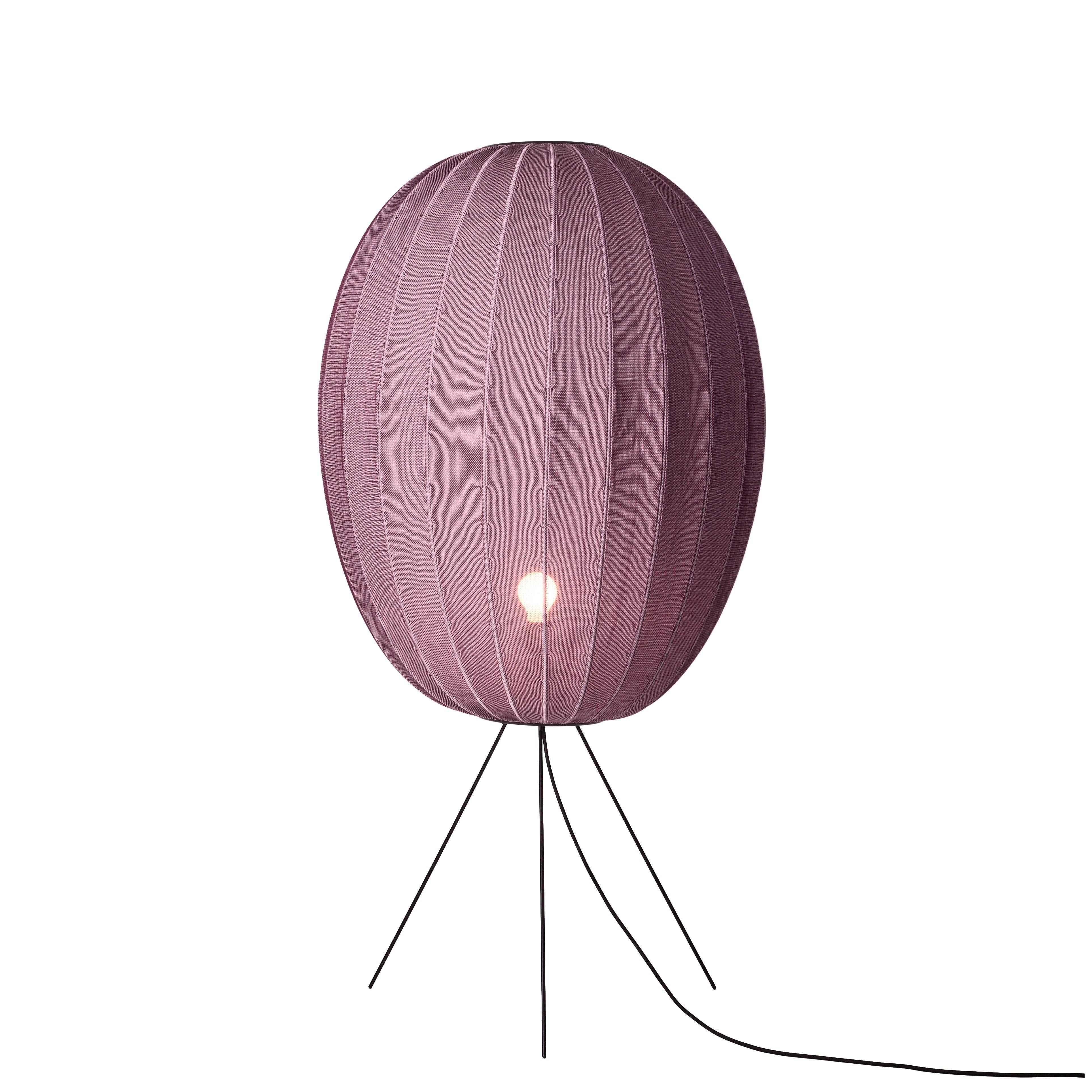 Stehlampe Dreibein KNIT-WIT burgunderrot