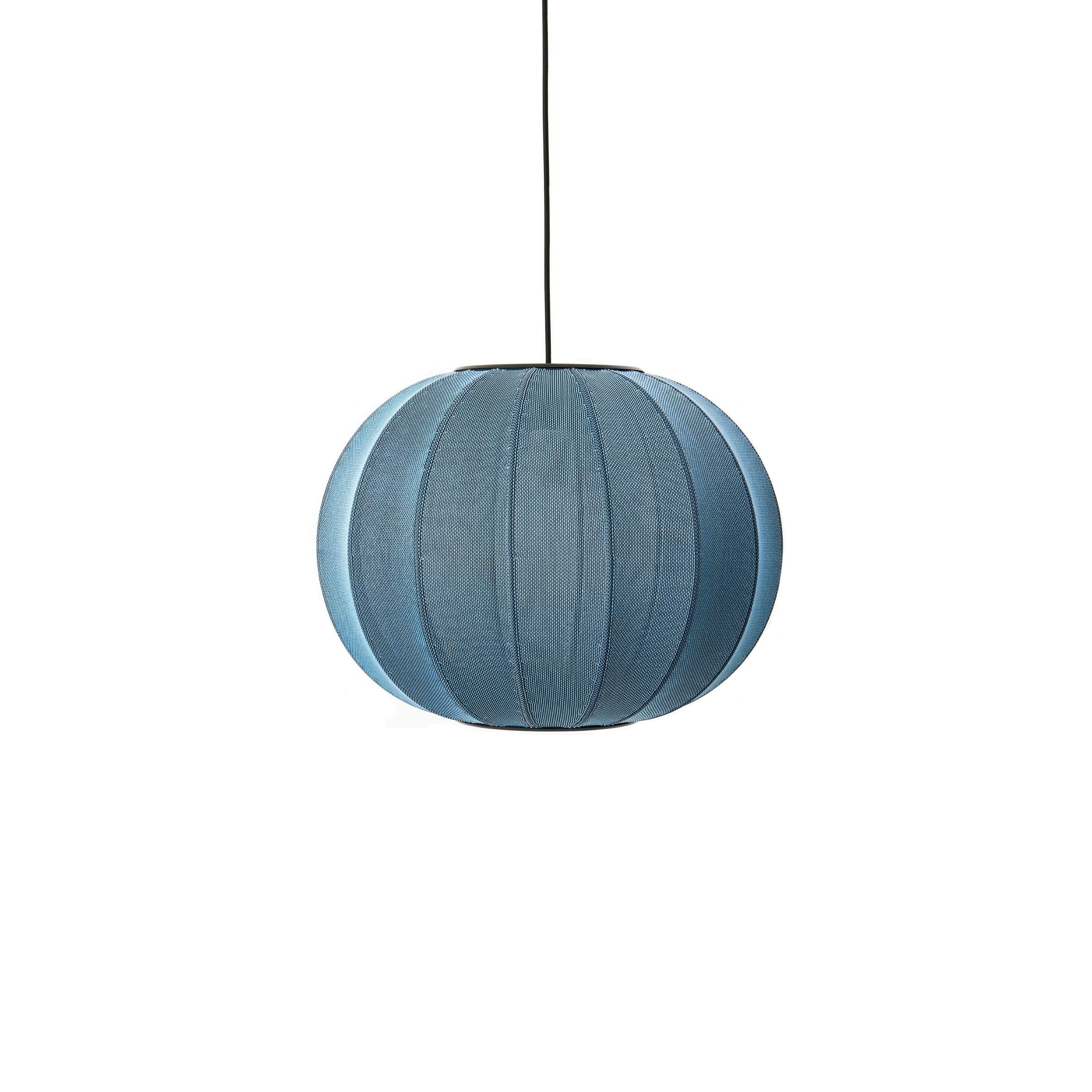 Lampa wisząca KNIT-WIT ROUND niebieski