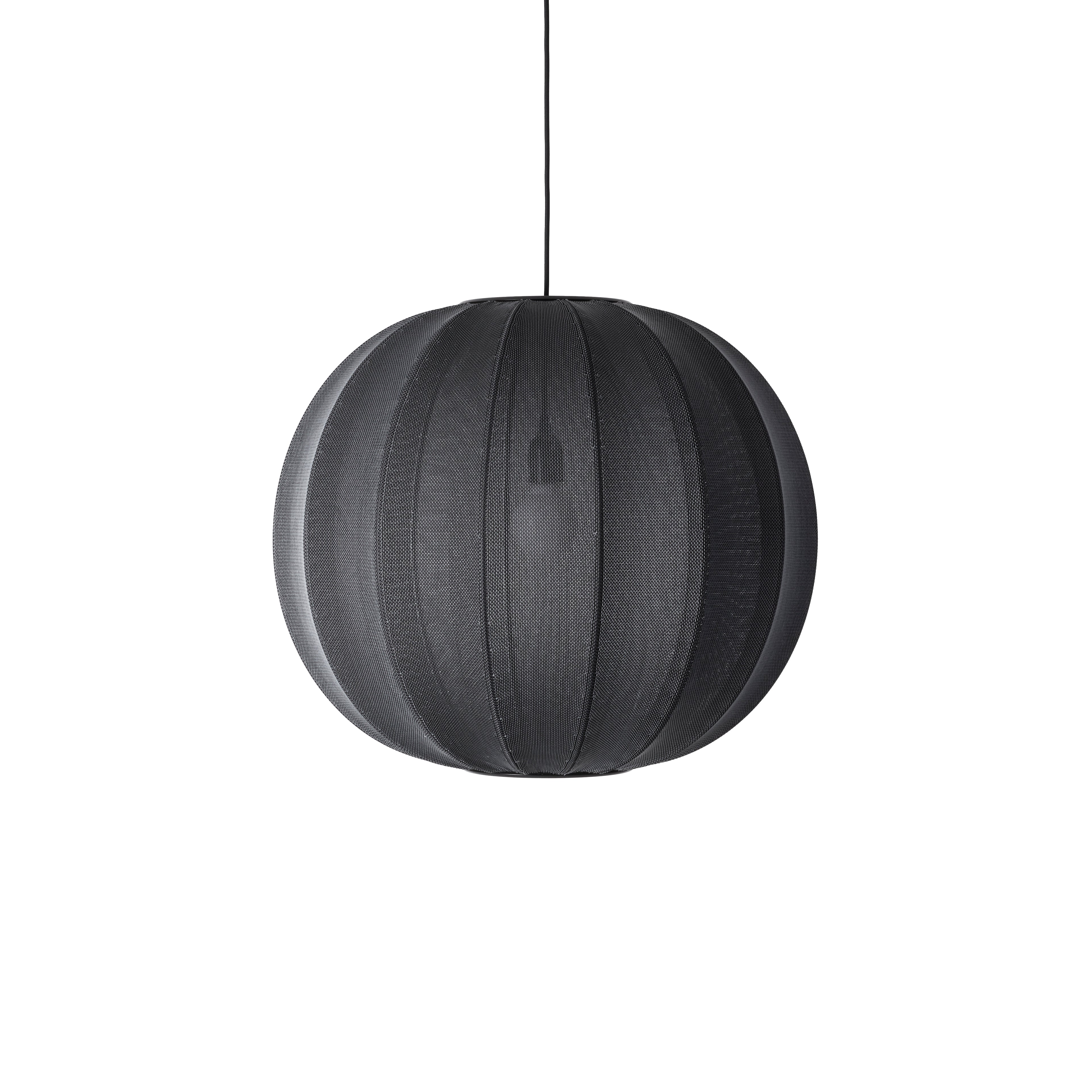 Lampa wisząca KNIT-WIT ROUND czarny