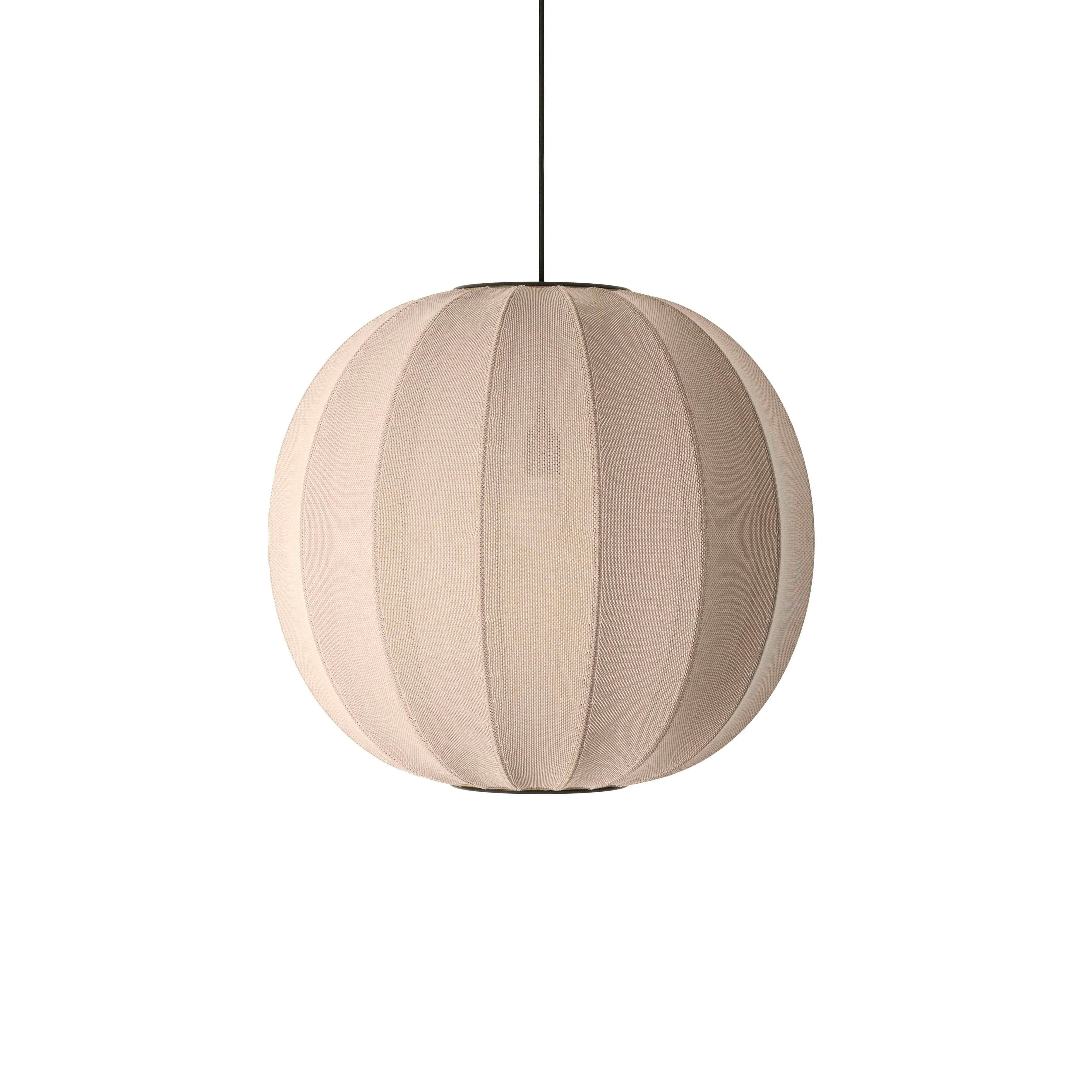 Knit-Wit Sand Round hanging lamp