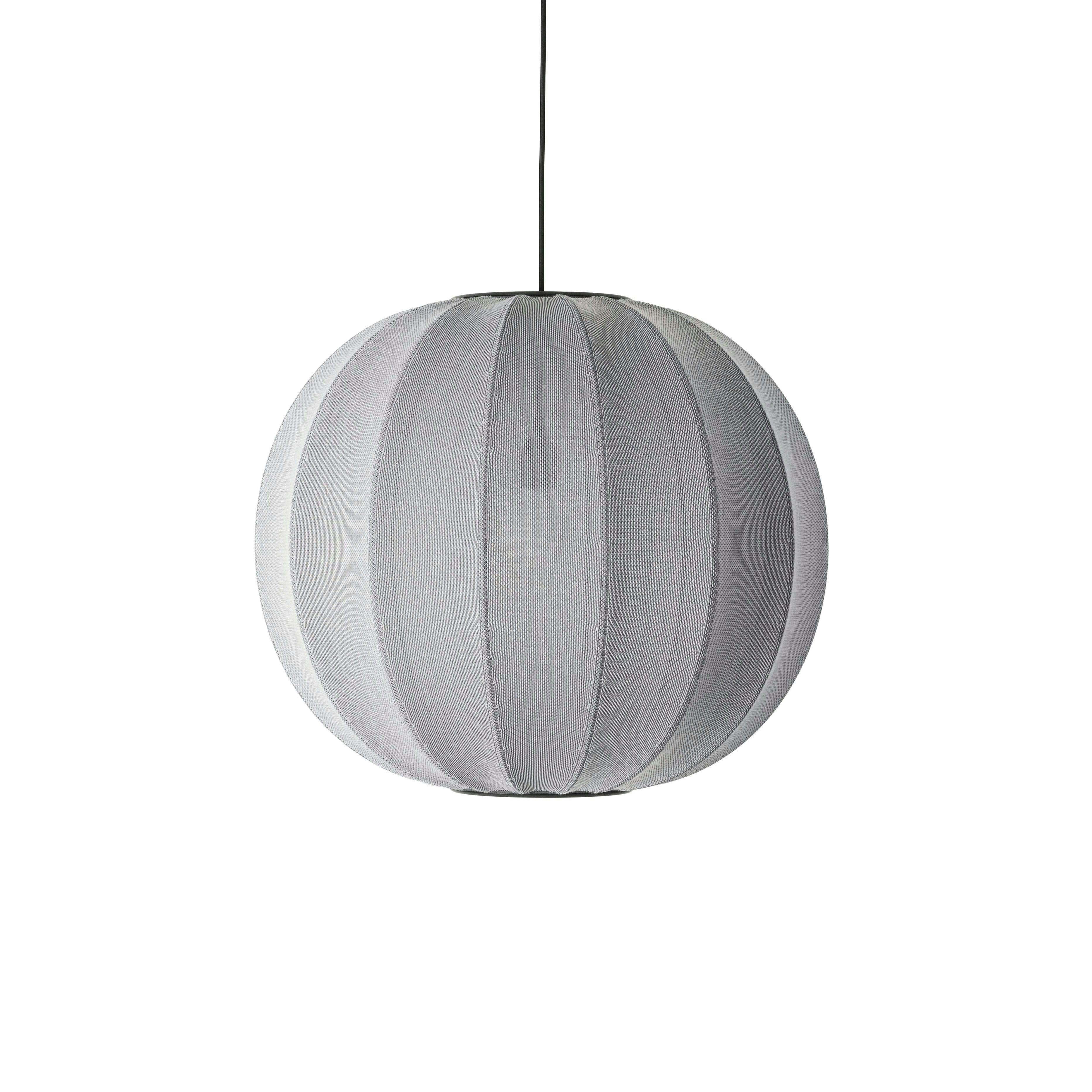 Lampa wisząca KNIT-WIT ROUND szary