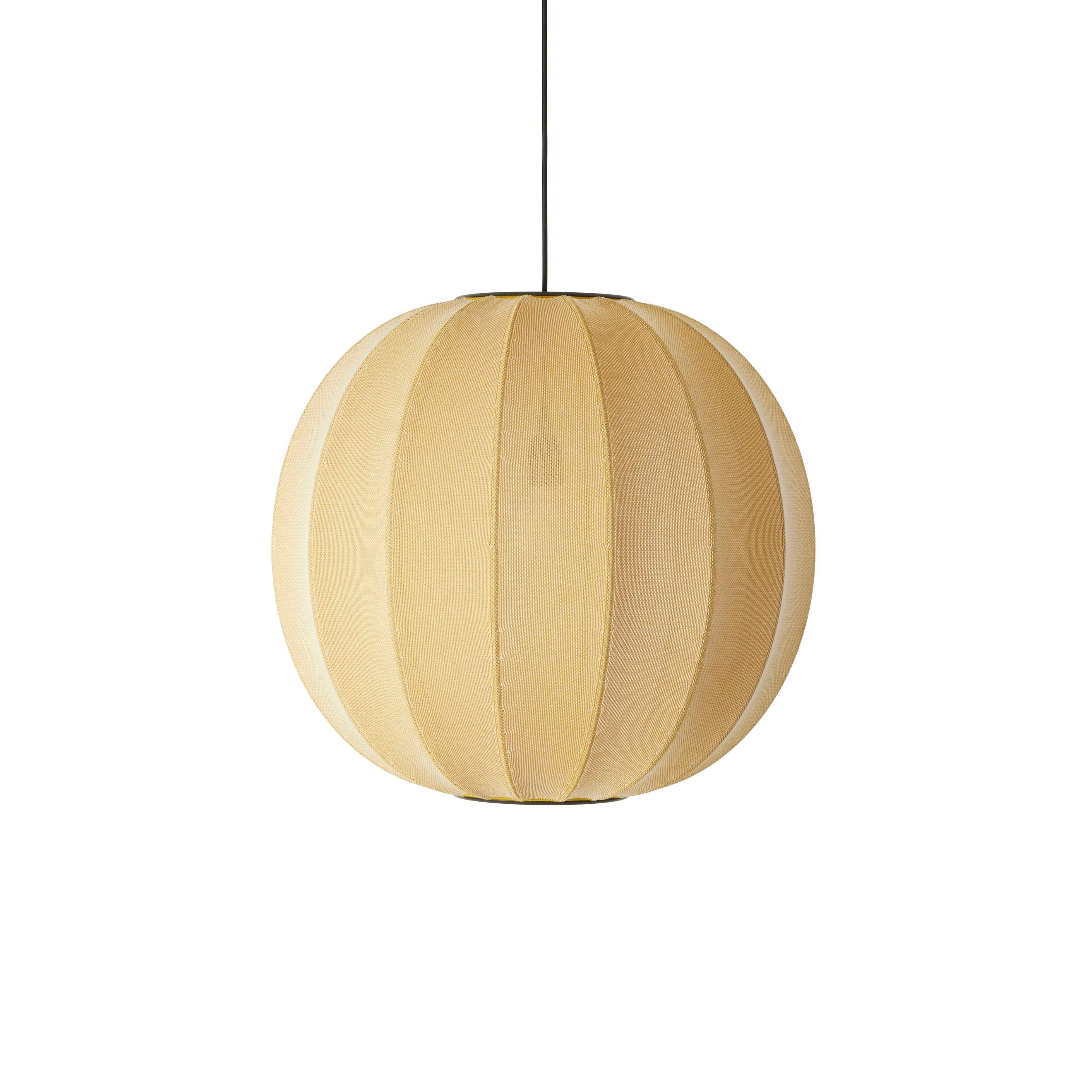 Lampa wisząca KNIT-WIT ROUND żółty