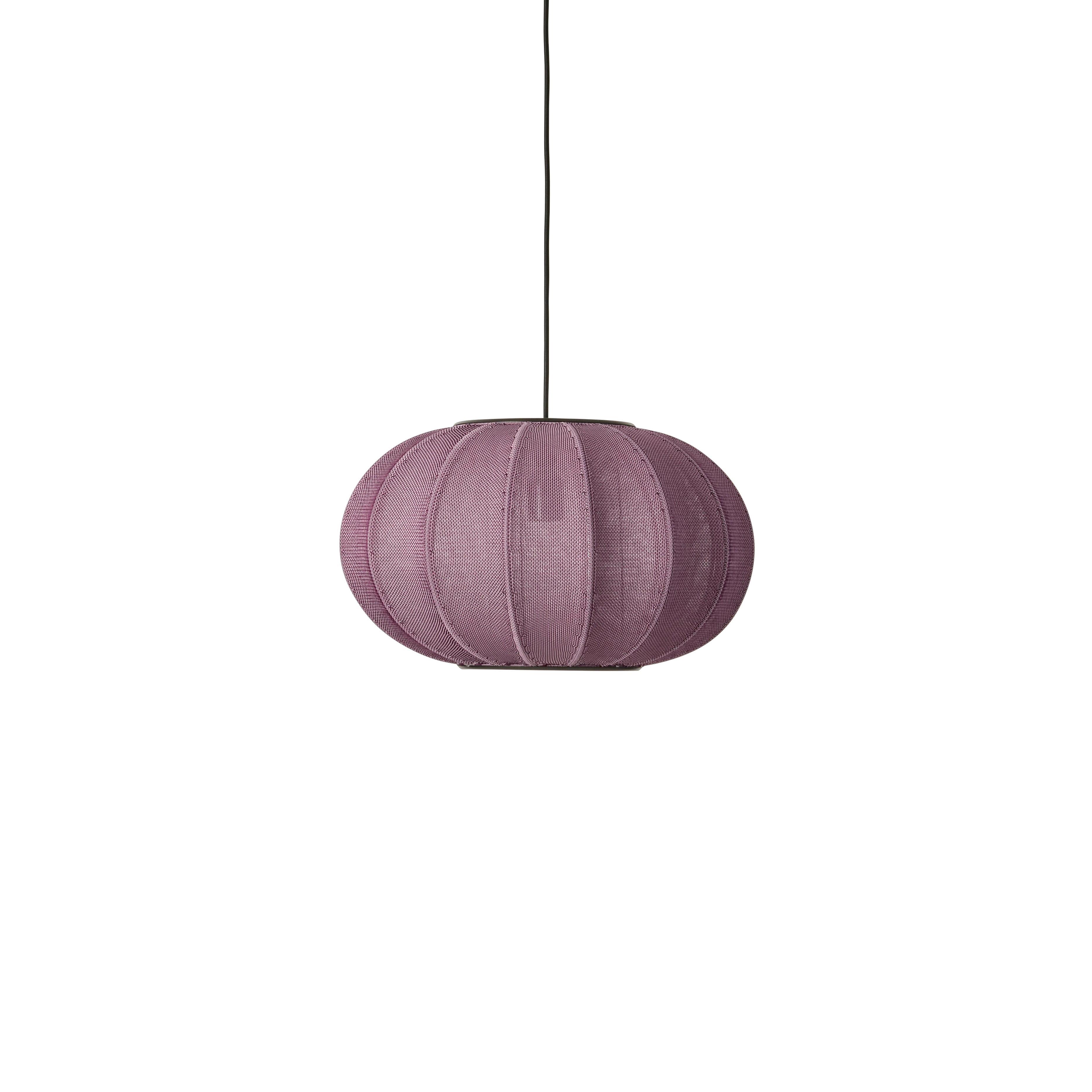 Lampa wisząca KNIT-WIT OVAL burgundowy