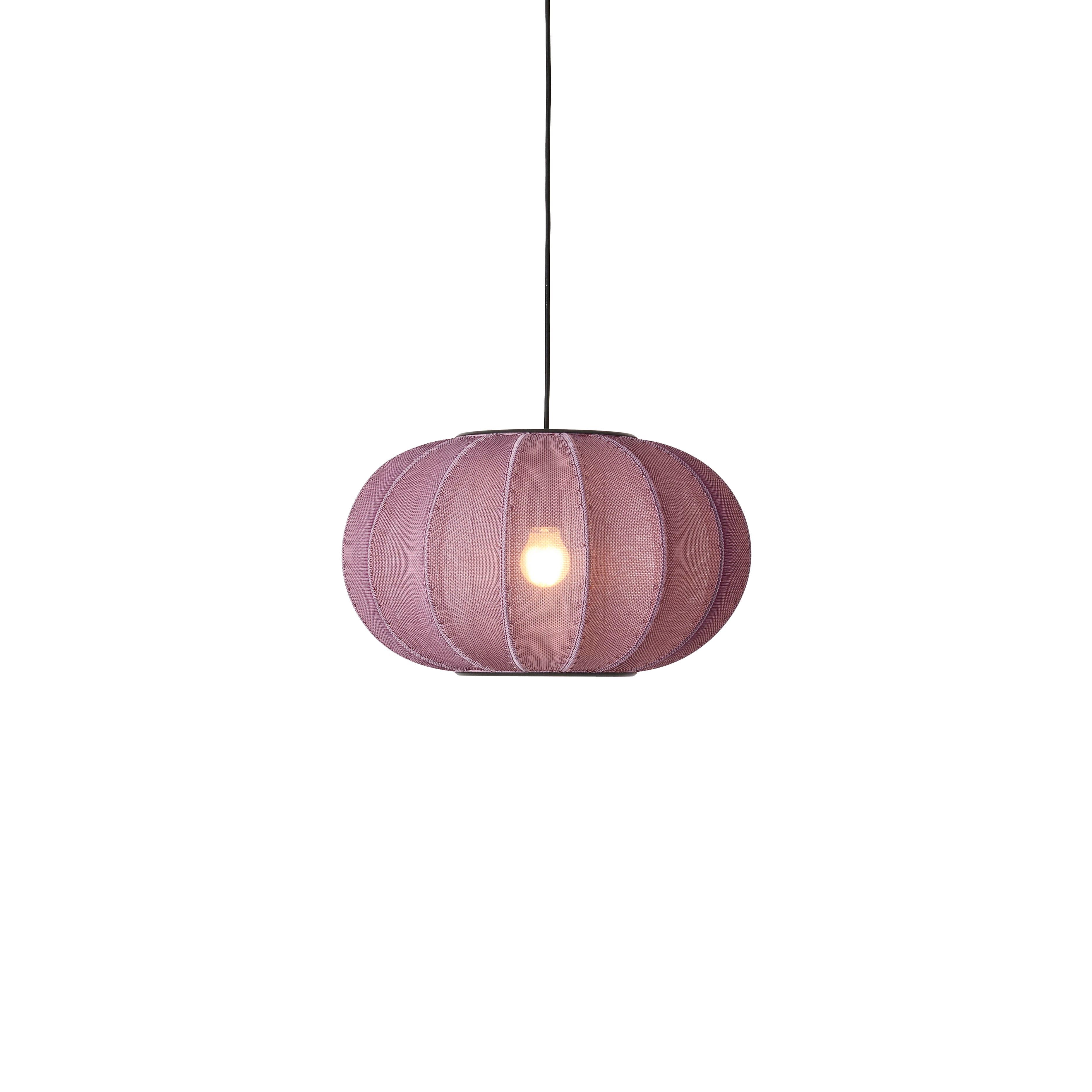 Lampa wisząca KNIT-WIT OVAL burgundowy