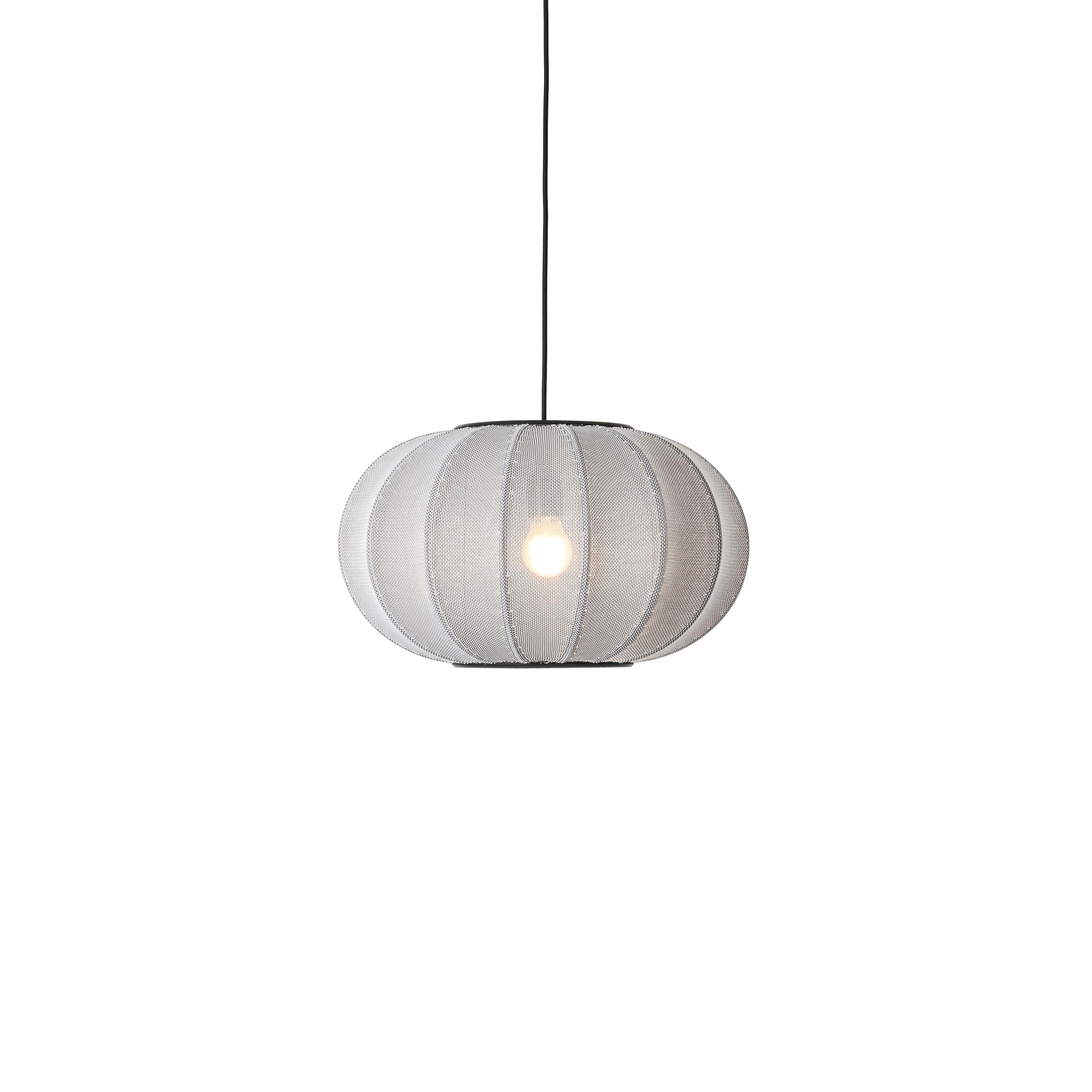 Lampa wisząca KNIT-WIT OVAL szary