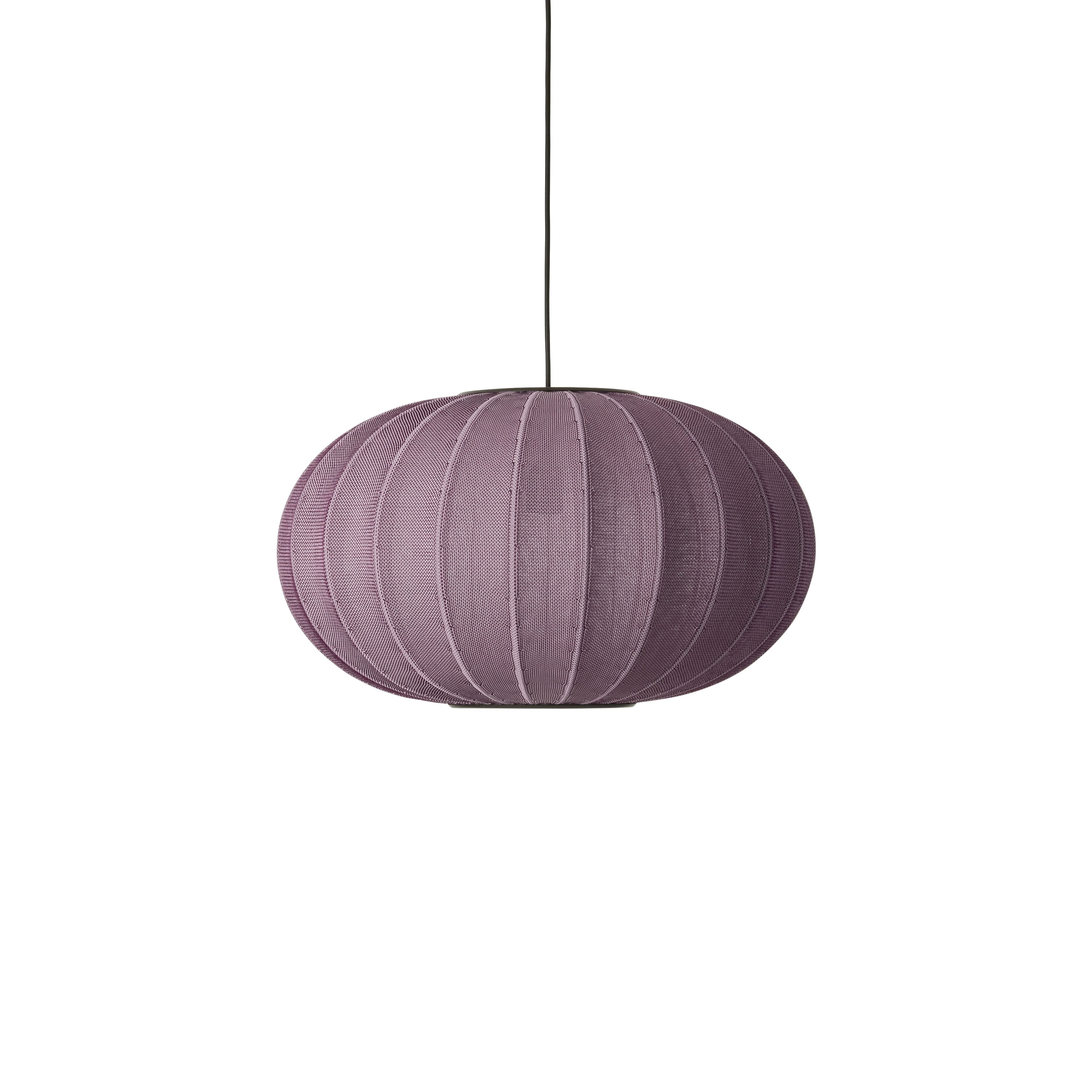 Lampa wisząca KNIT-WIT OVAL burgundowy