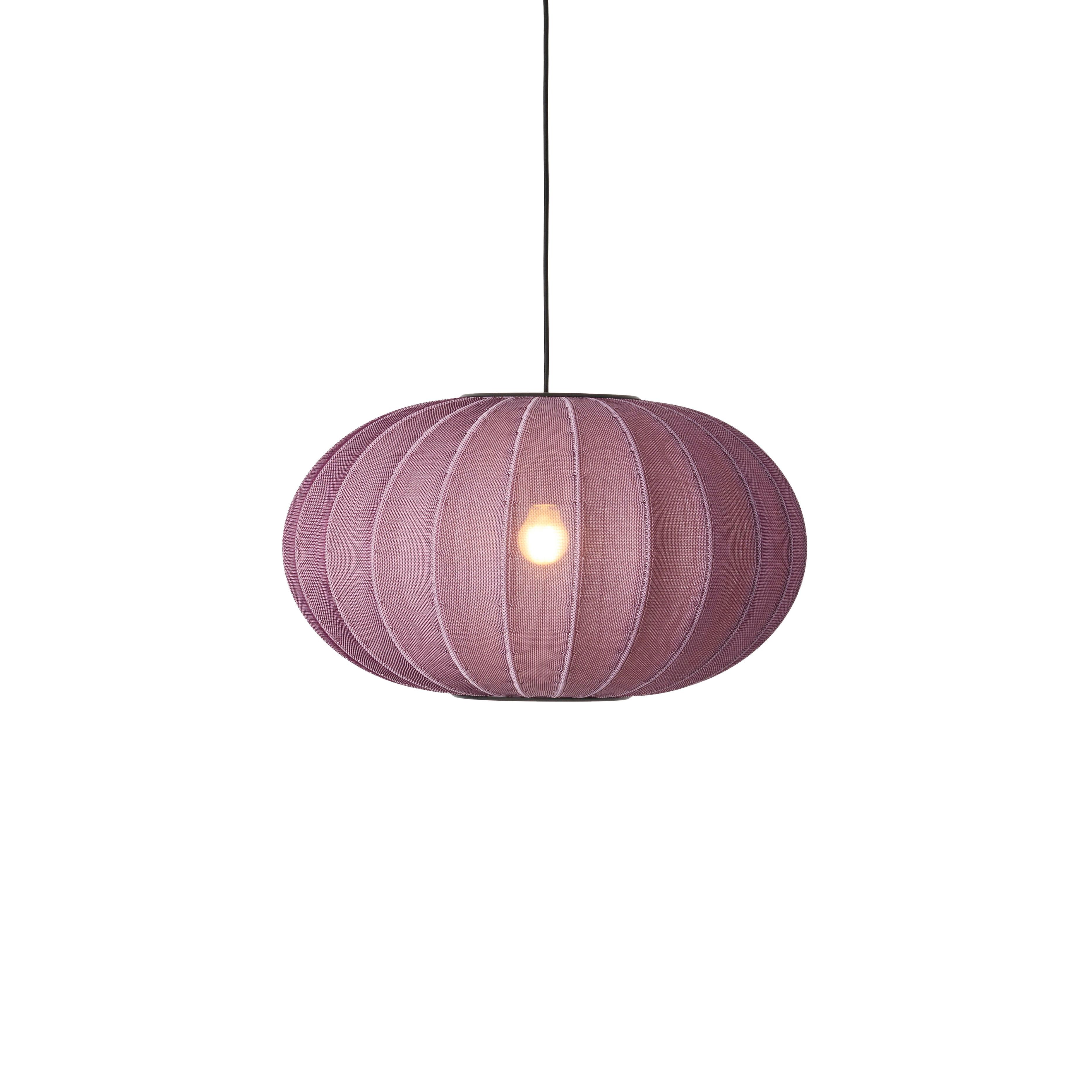 Lampa wisząca KNIT-WIT OVAL burgundowy