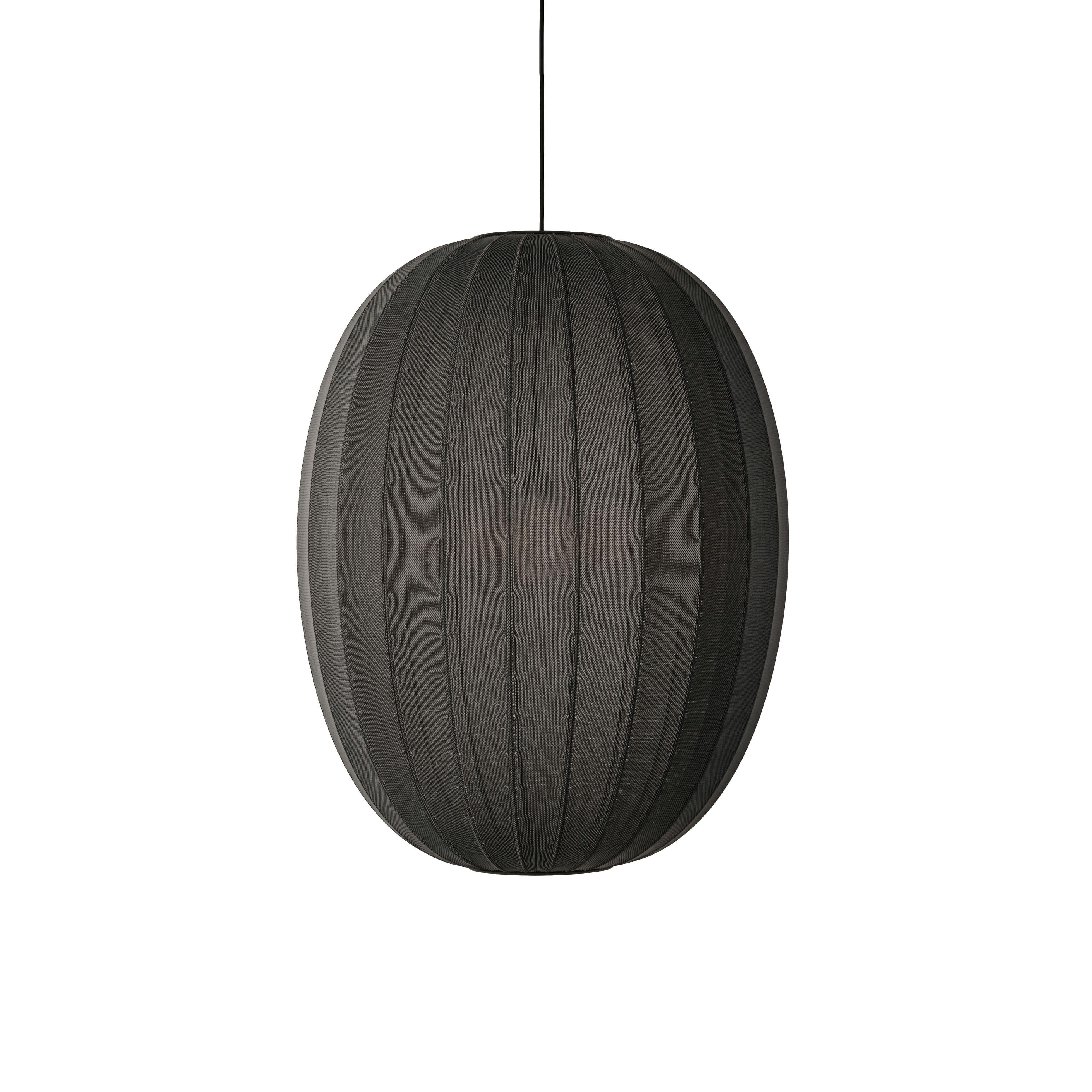 Knit-Wit High Black hanging lamp