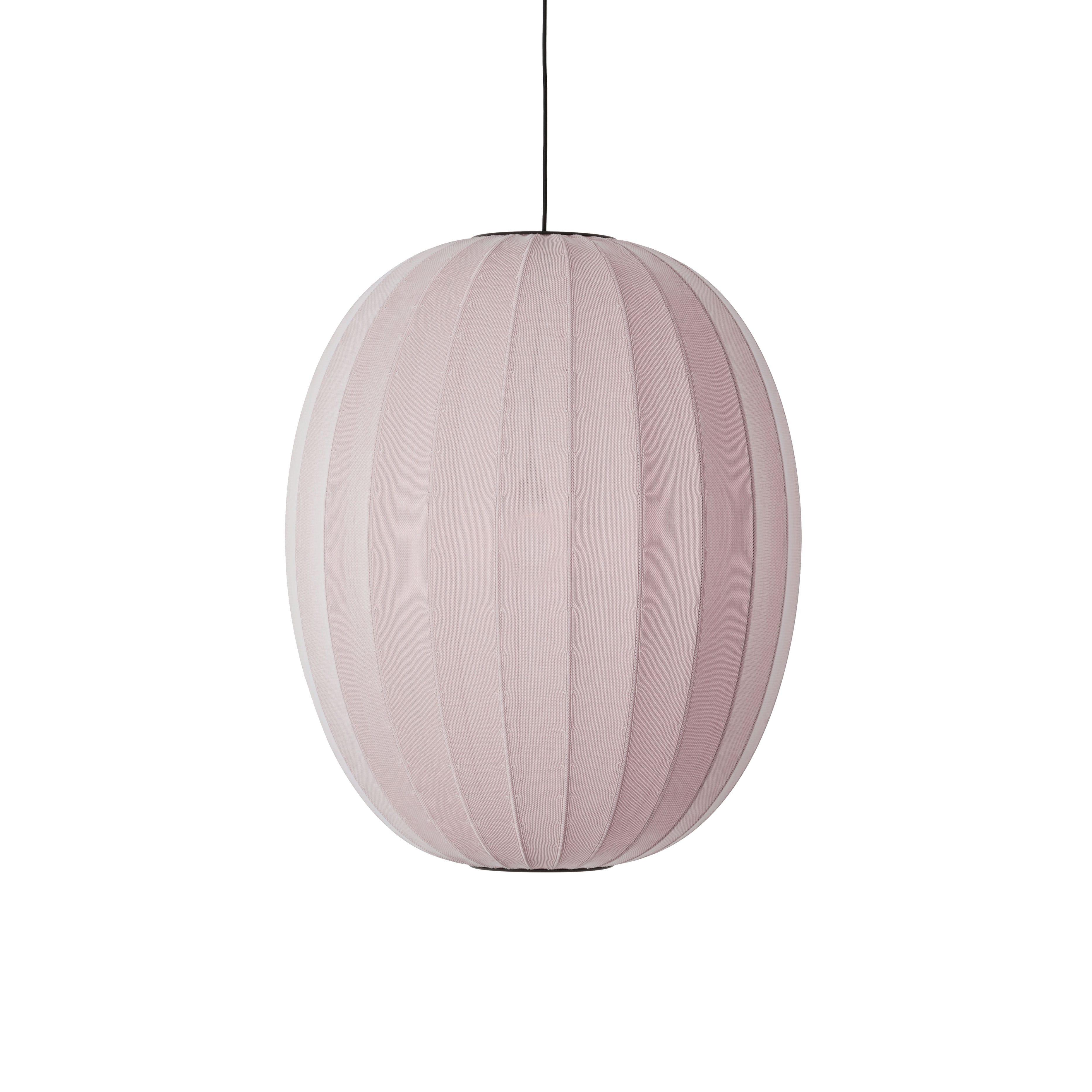 Knit-Wit High: light pink hanging lamp