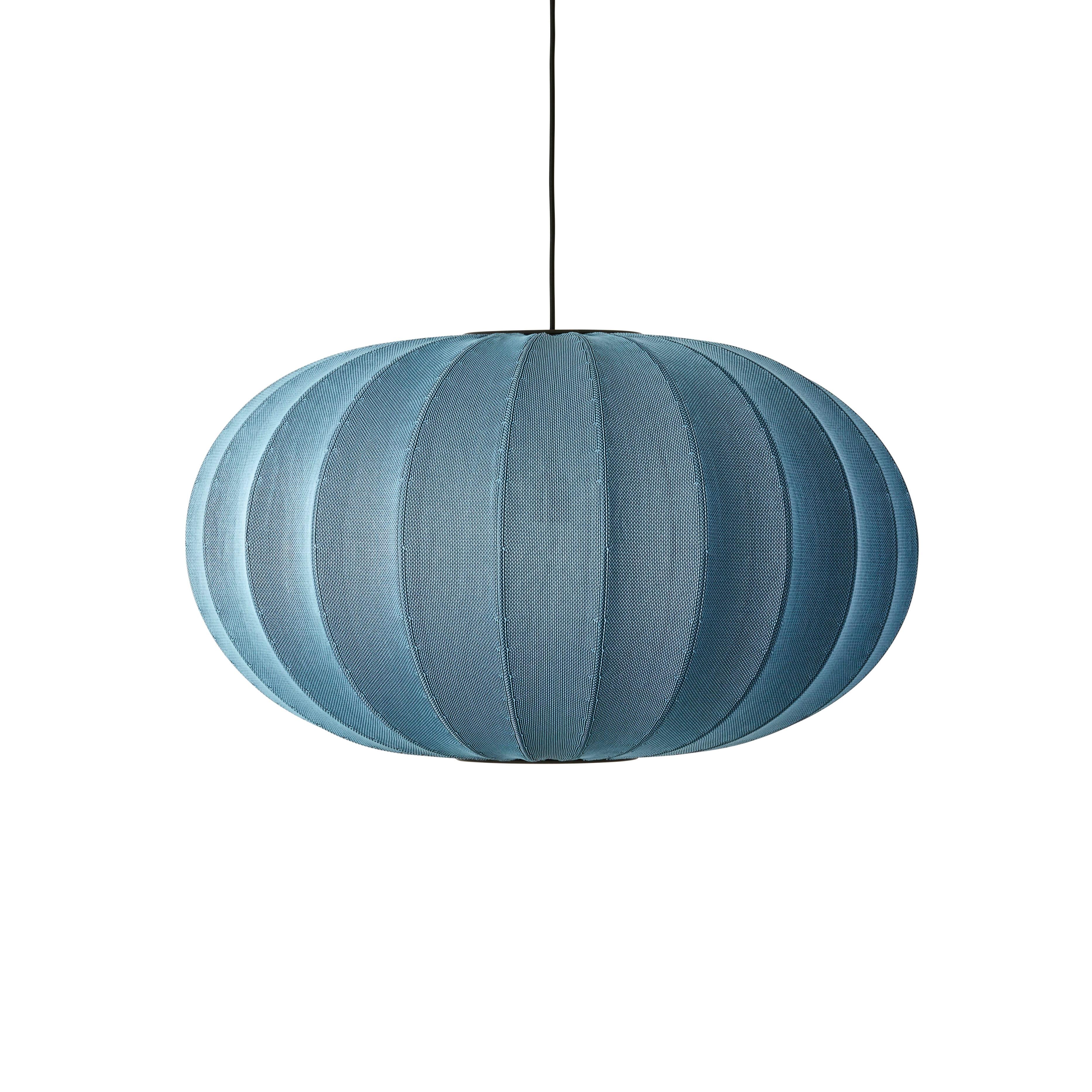 Lampa wisząca KNIT-WIT OVAL niebieski