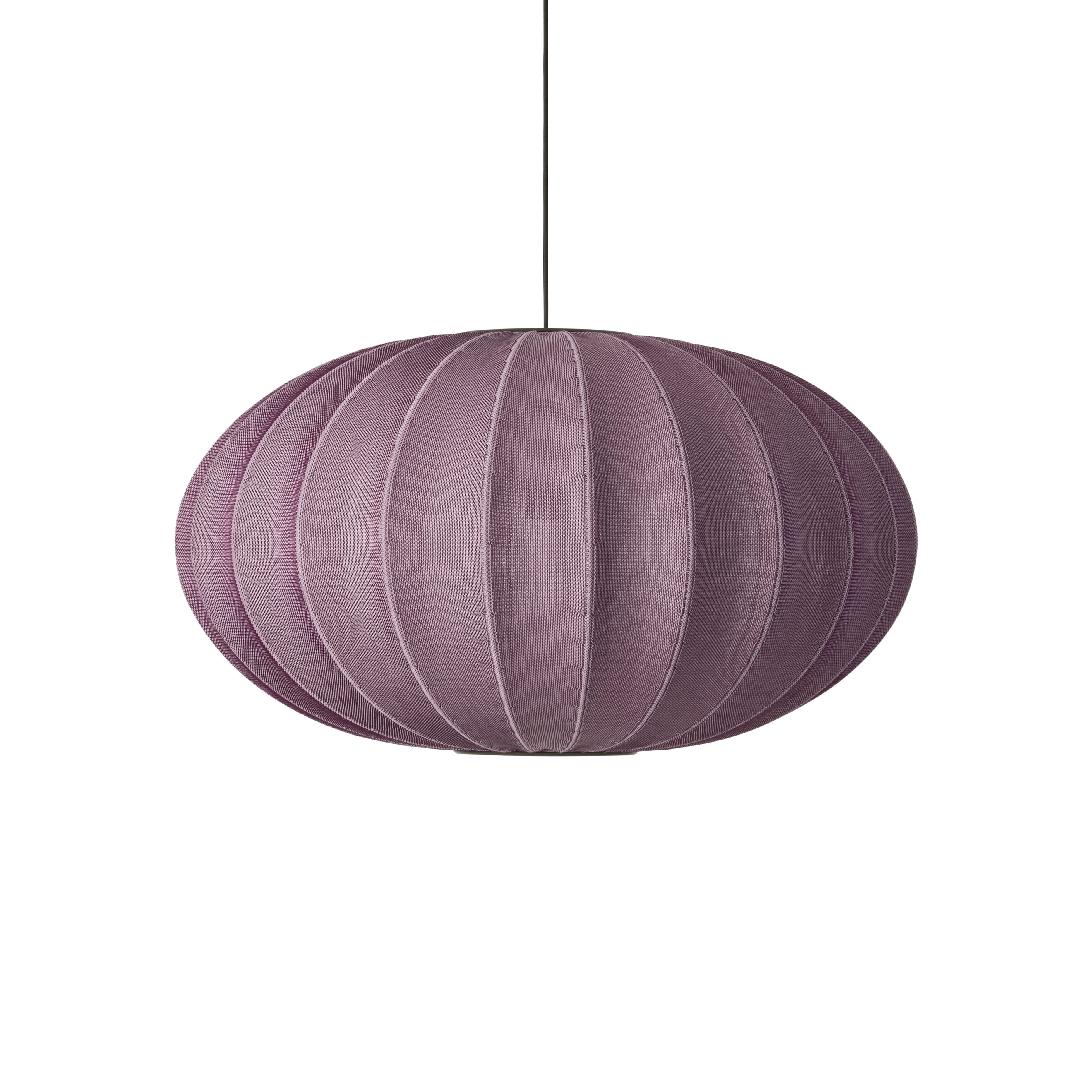 Knit-Wit Oval Burgundy hanging lamp