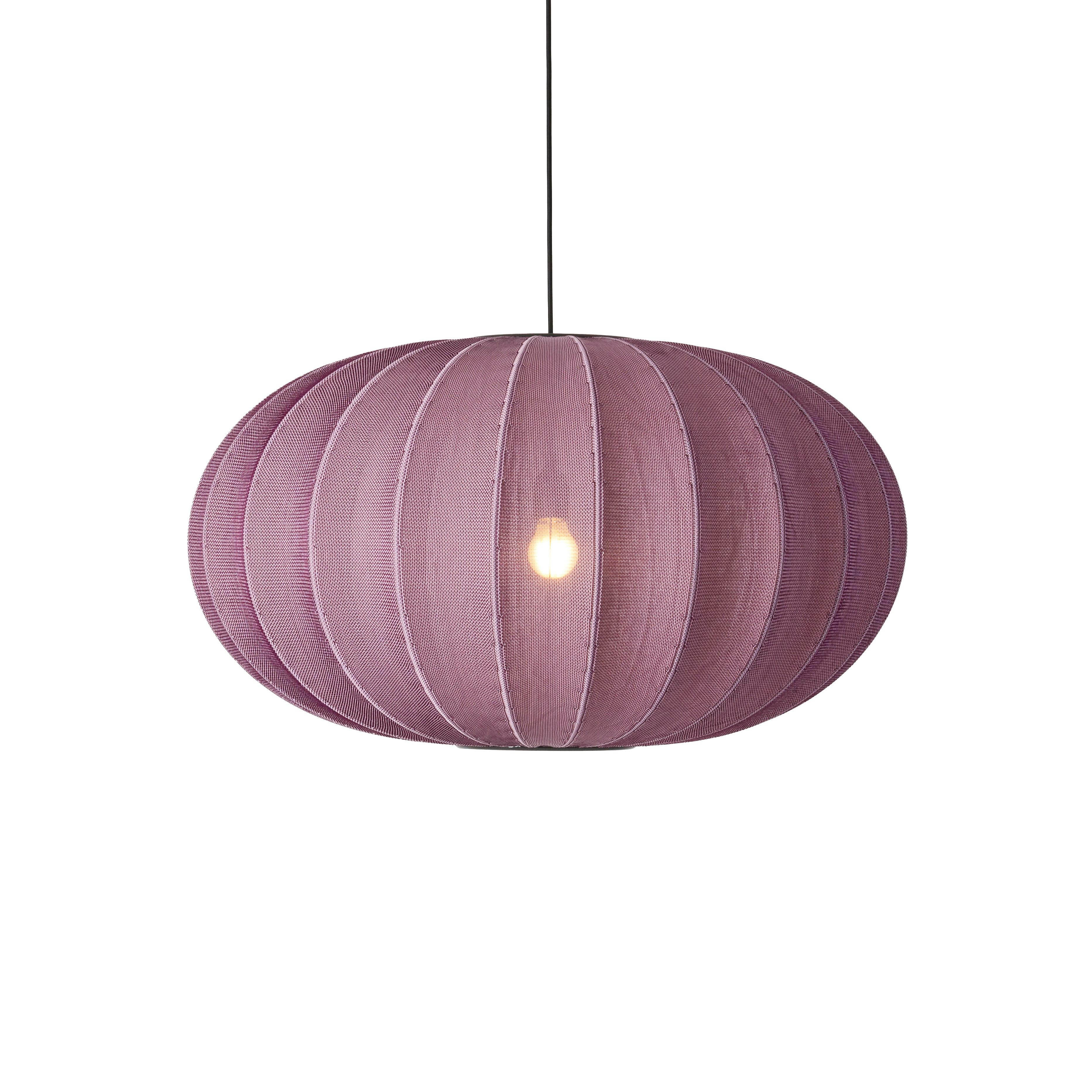 Lampa wisząca KNIT-WIT OVAL burgundowy