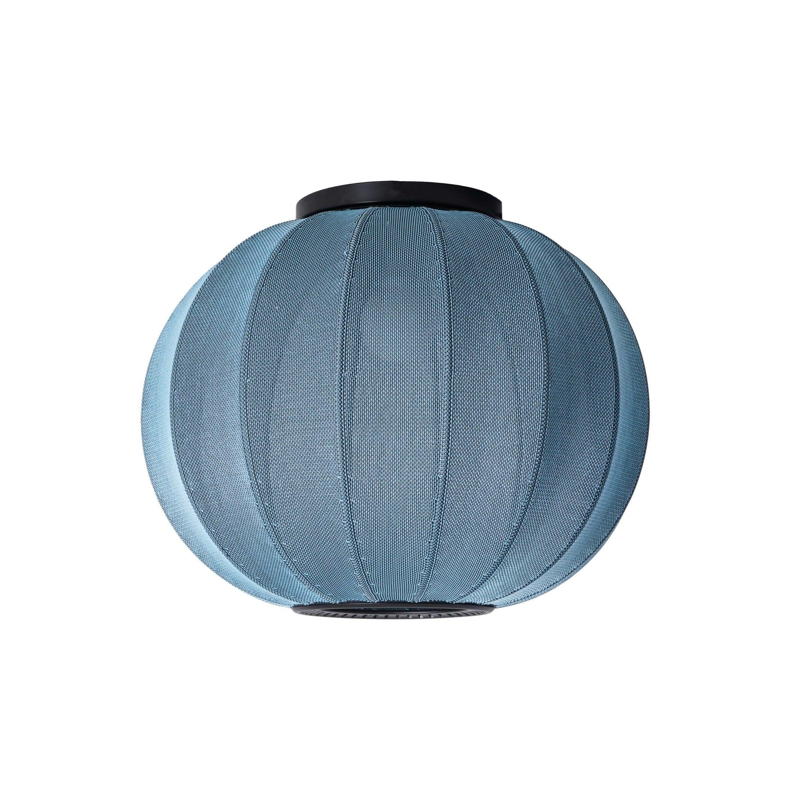 Deckenlampe mit Strickweite Blau