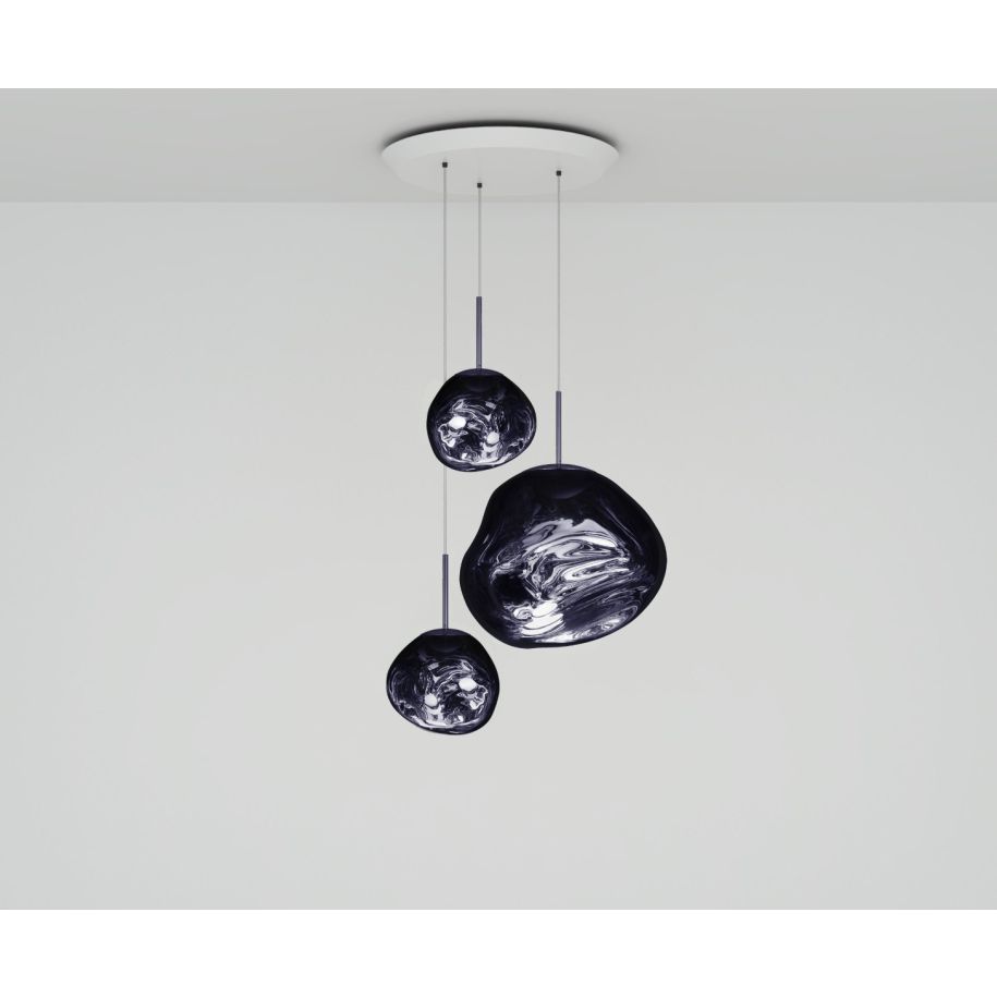 Melt round hanging lamp smoke