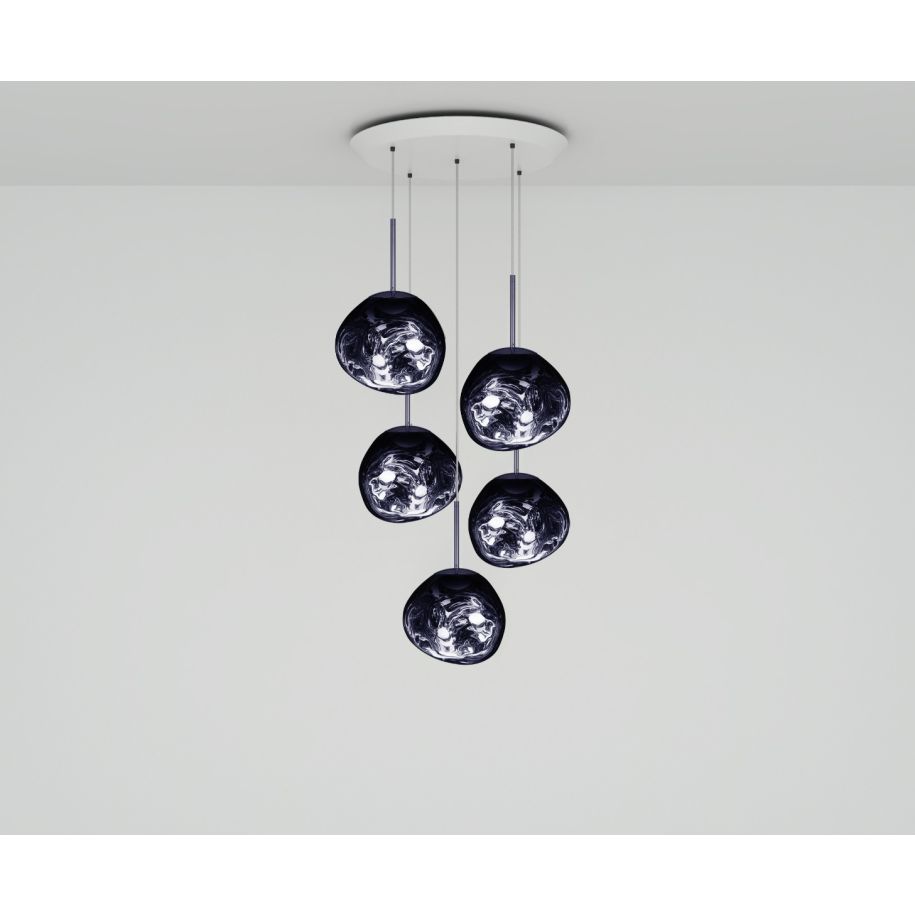 Melt round hanging lamp smoke