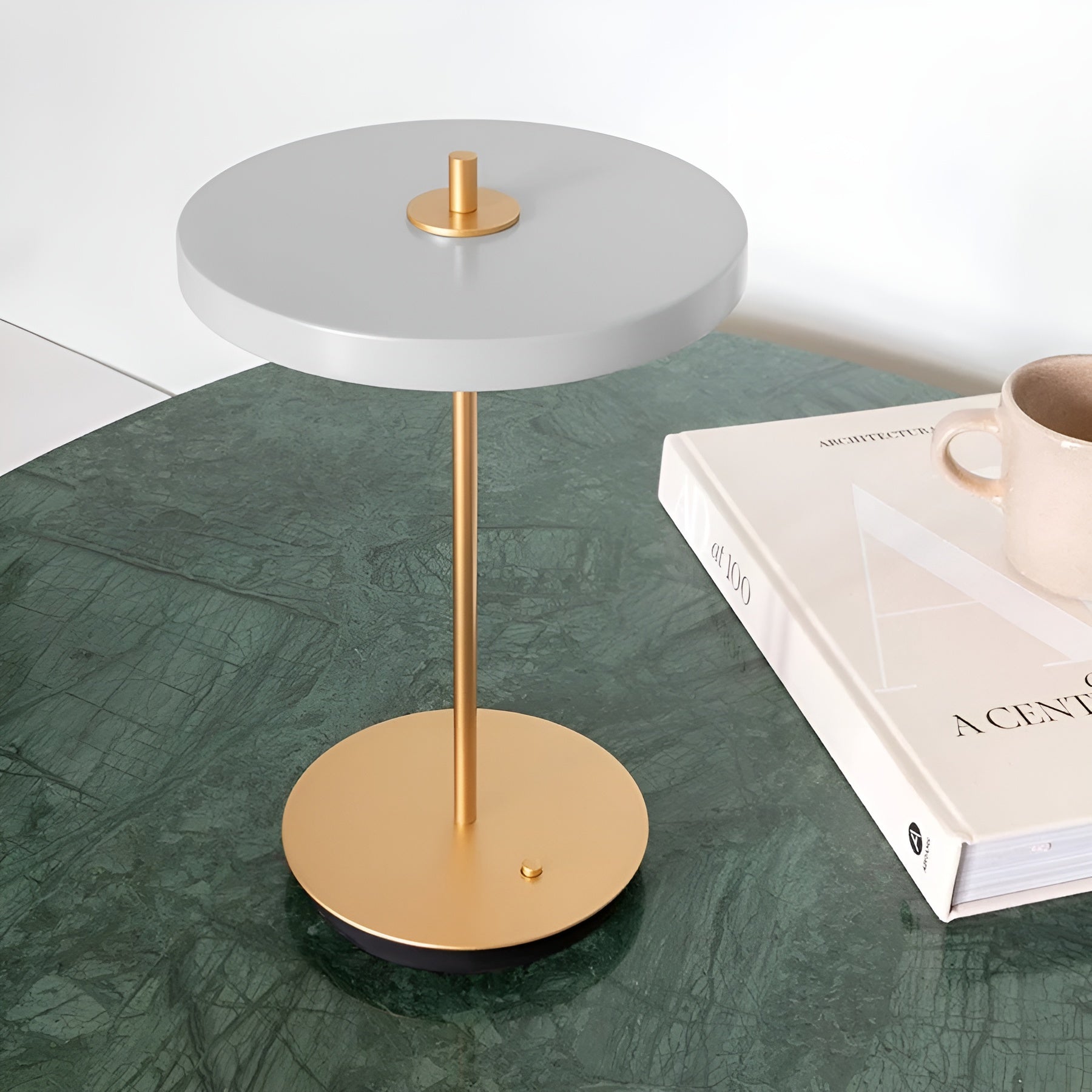 Tragbare Lampe ASTERIA MOVE hellgrau