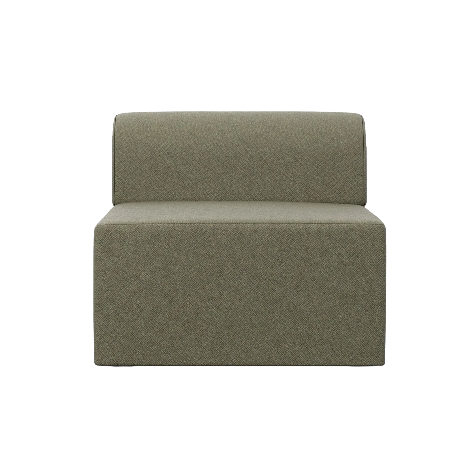 Sofa modulowa TORI - moduł środkowy zielony