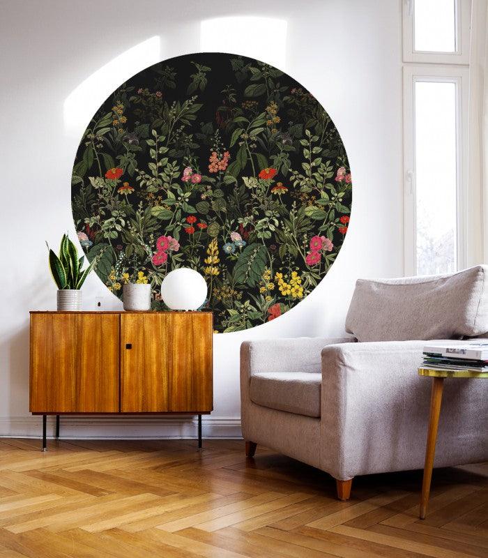 Mural DOTS Dark Meadow Wallcolors    Eye on Design