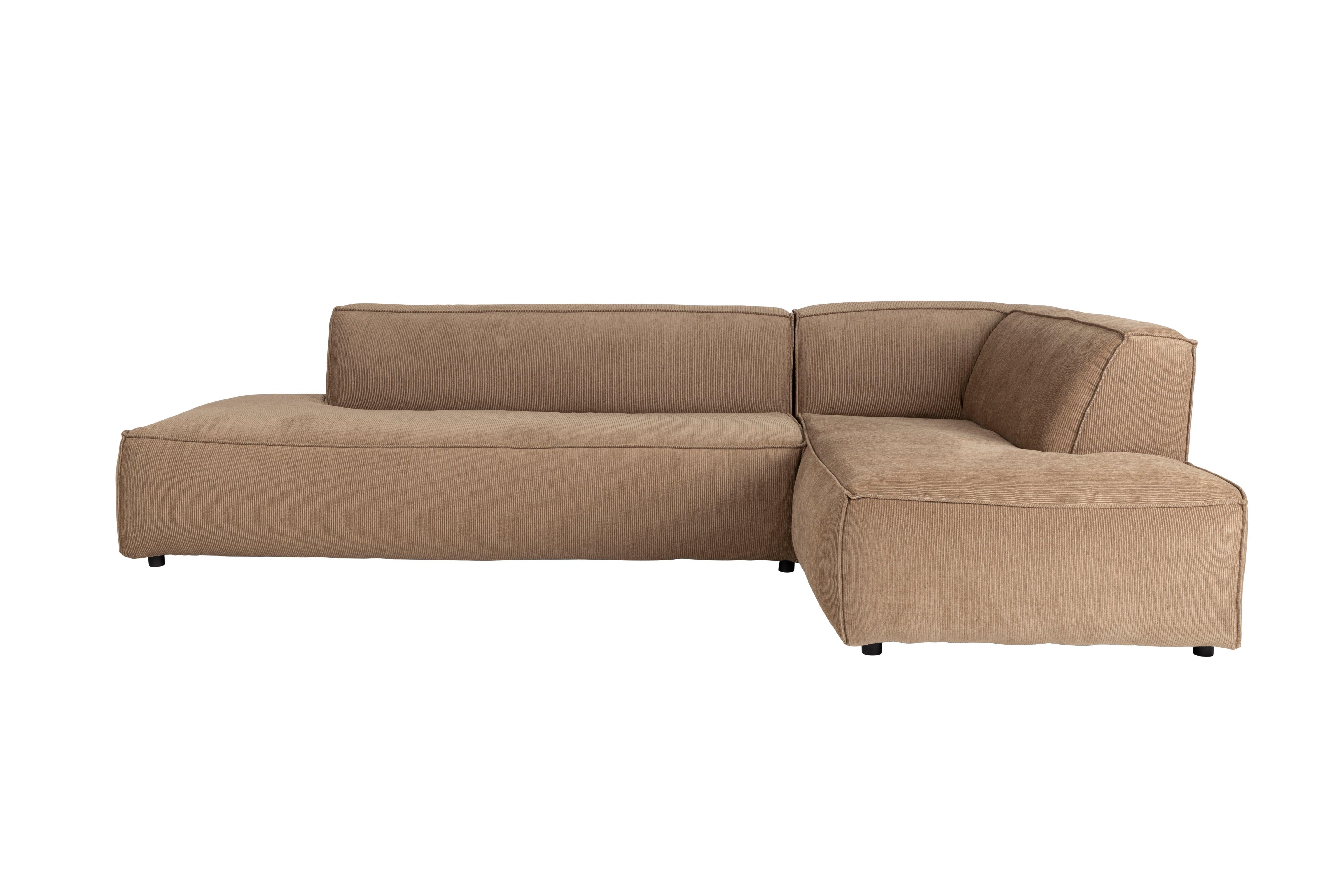 Fat Freddy Rib Sofa Right Caramel Zuiver    Eye on Design