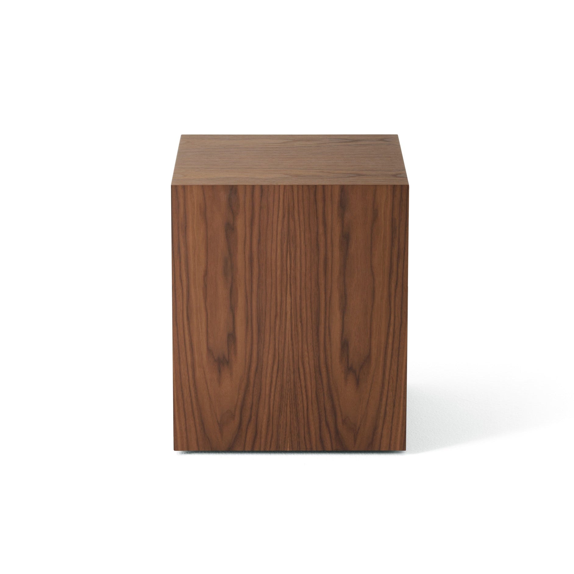 Side table with Mass Walnum Veneer drawer