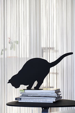 Dekoracja OMBRES DE CHATS czarny