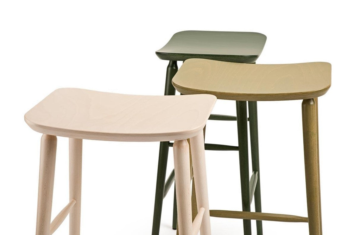 Stołek barowy ANTILLA C-9850 drewno bukowe