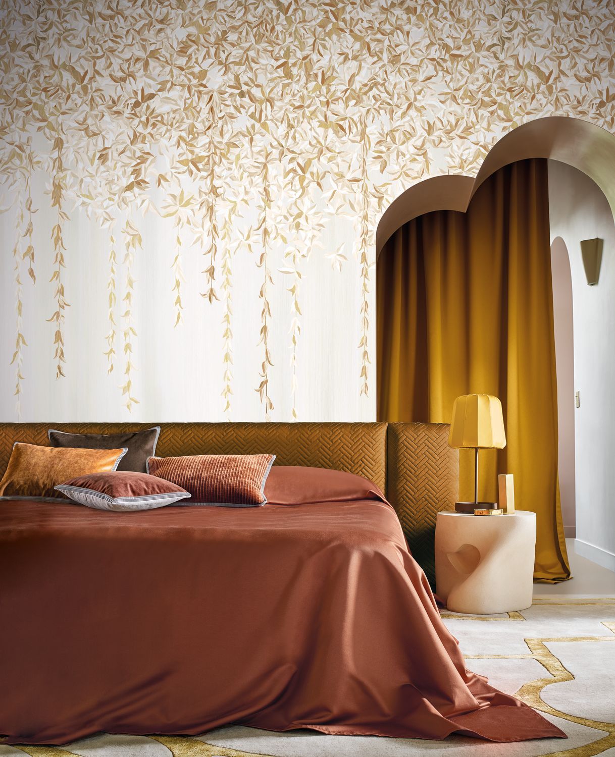 Wandbild HEDERA beige