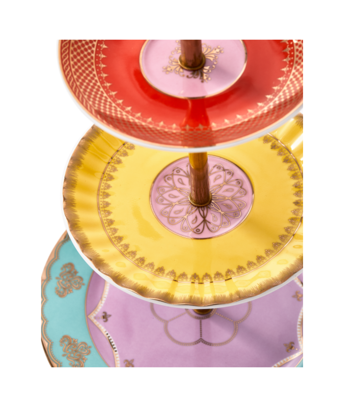 Patera GRANDPA HIGH TEA SET kolorowa porcelana
