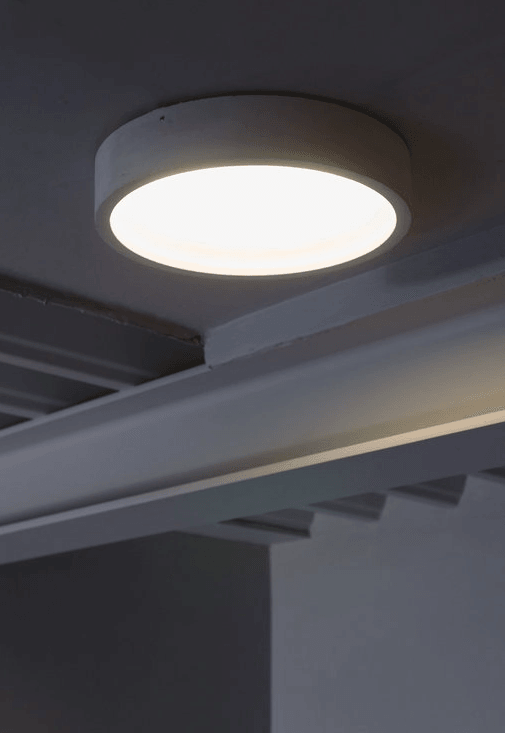 Plafon PLAN betonowy Loftlight    Eye on Design