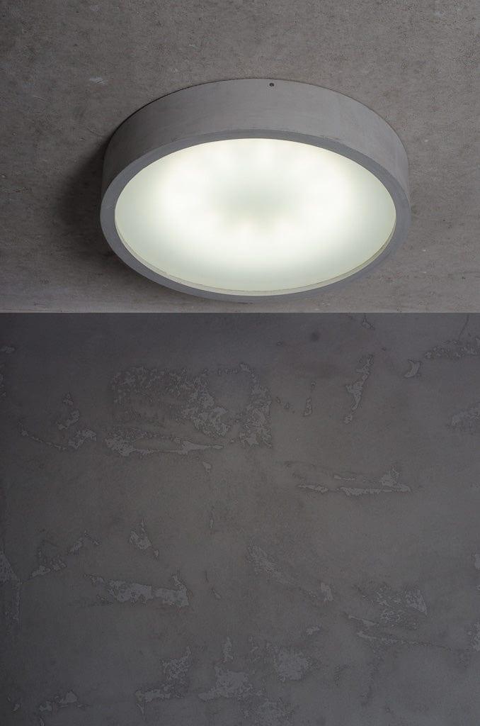 Plafon PLAN betonowy Loftlight    Eye on Design