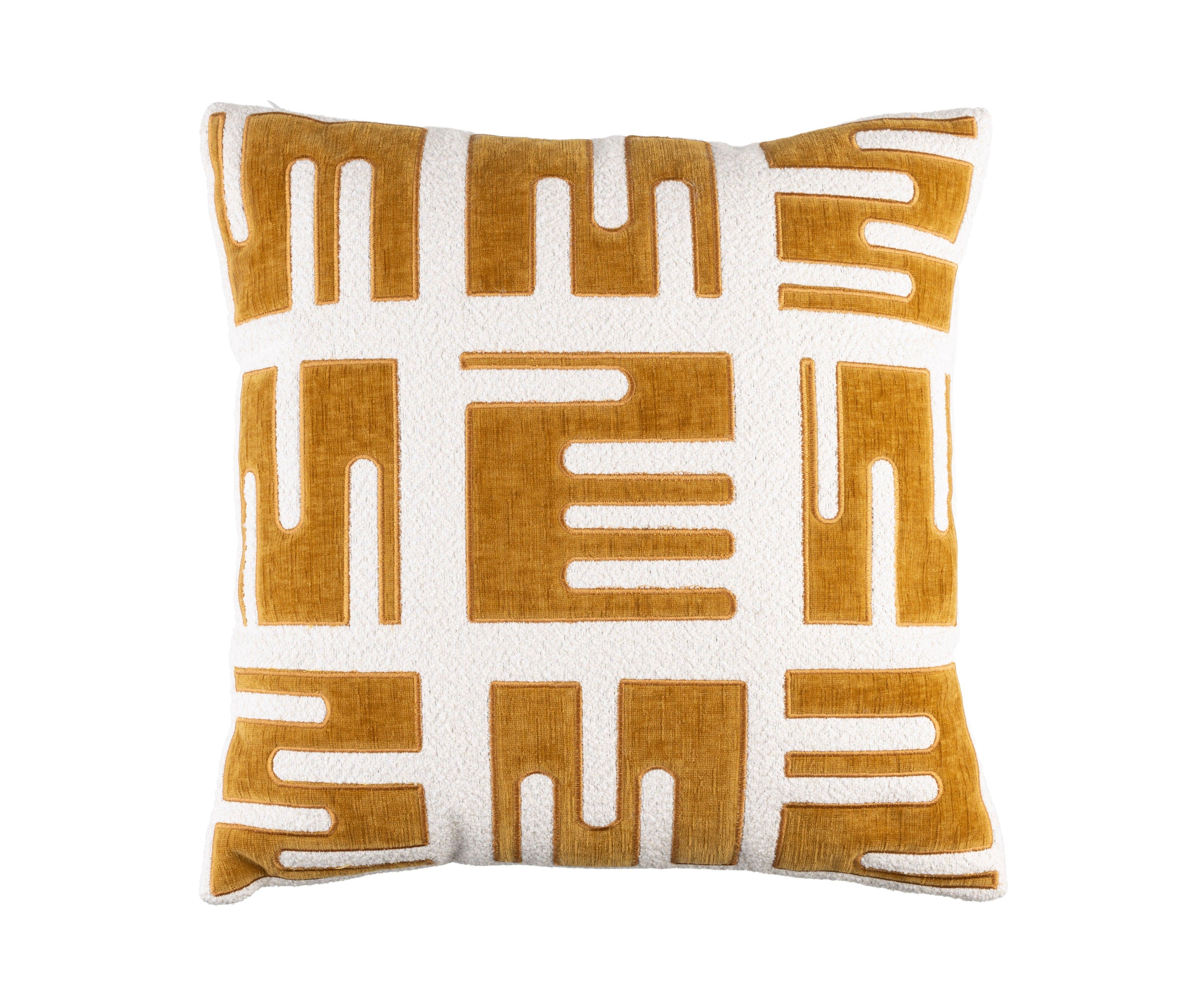 Cushion Clyde Yellow White Label Living    Eye on Design