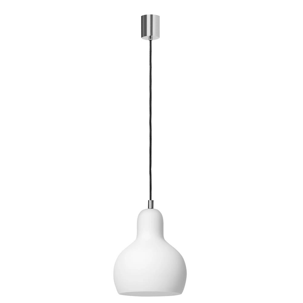 Lampa wisząca LONGIS WHITE I biały z chromowaną oprawą