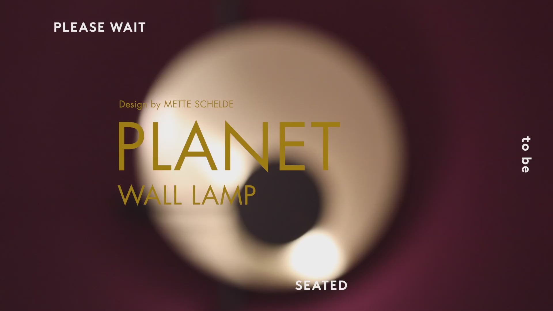 Lampa ścienna PLANET granatowy