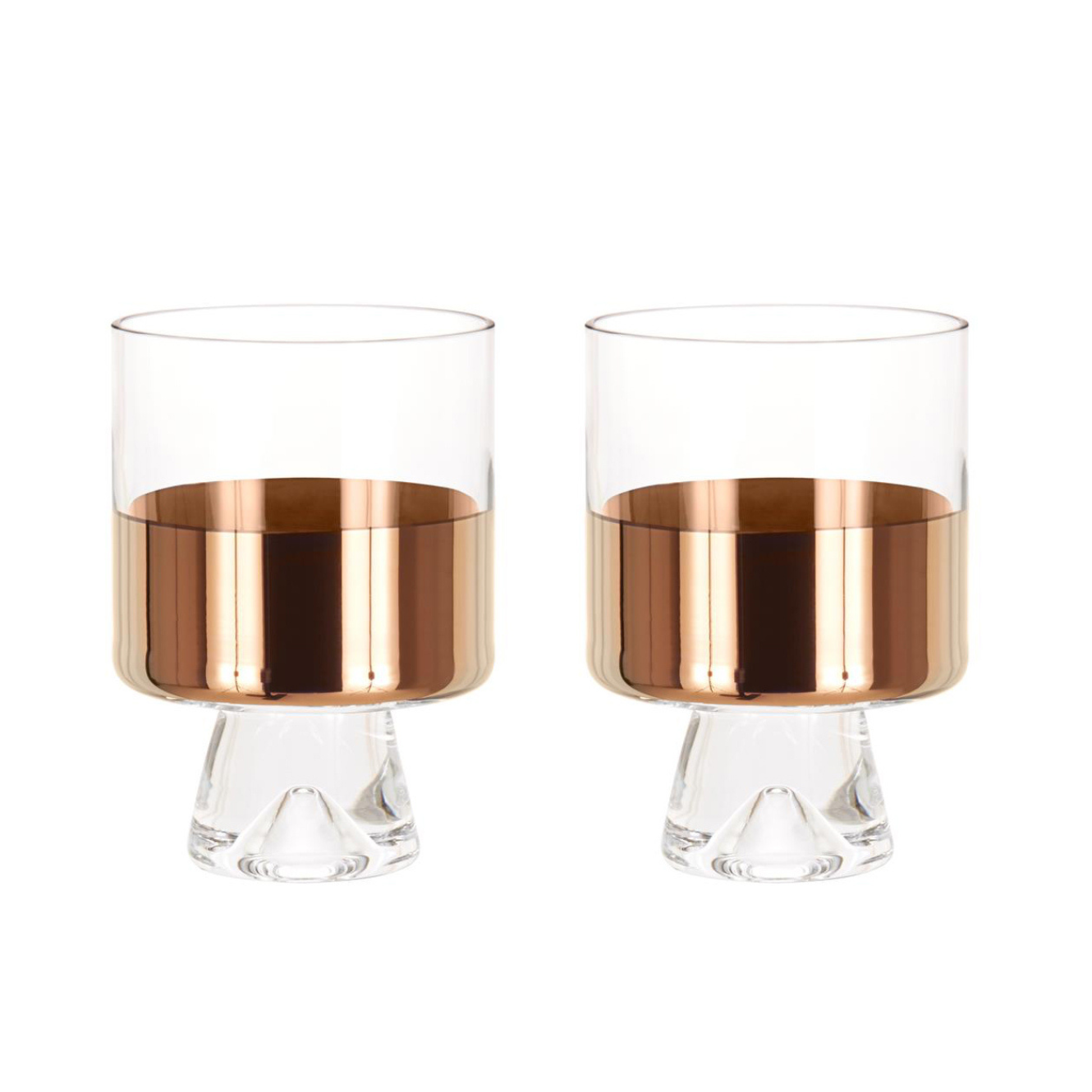 Set of glass tank glasses