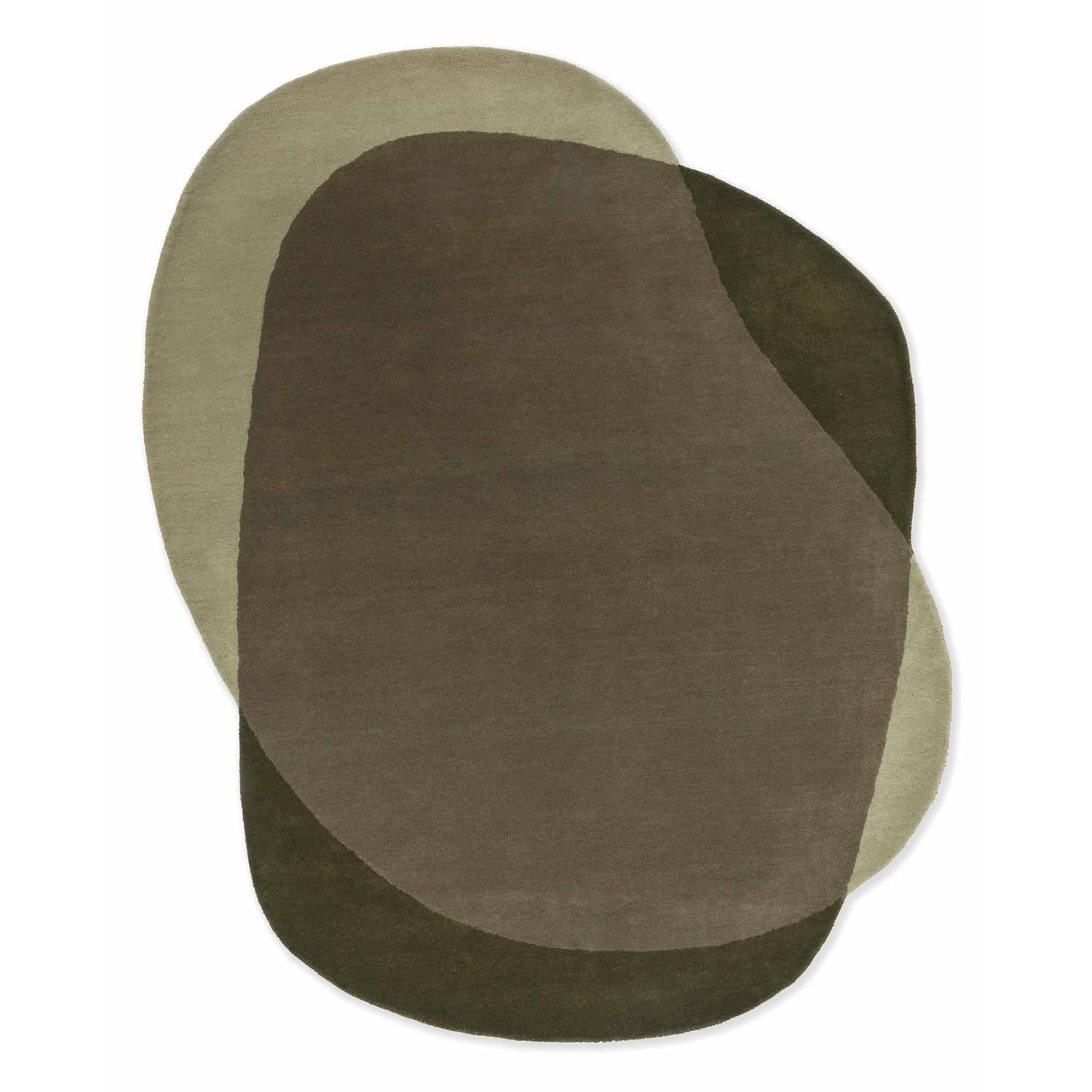 Moore olive element rug