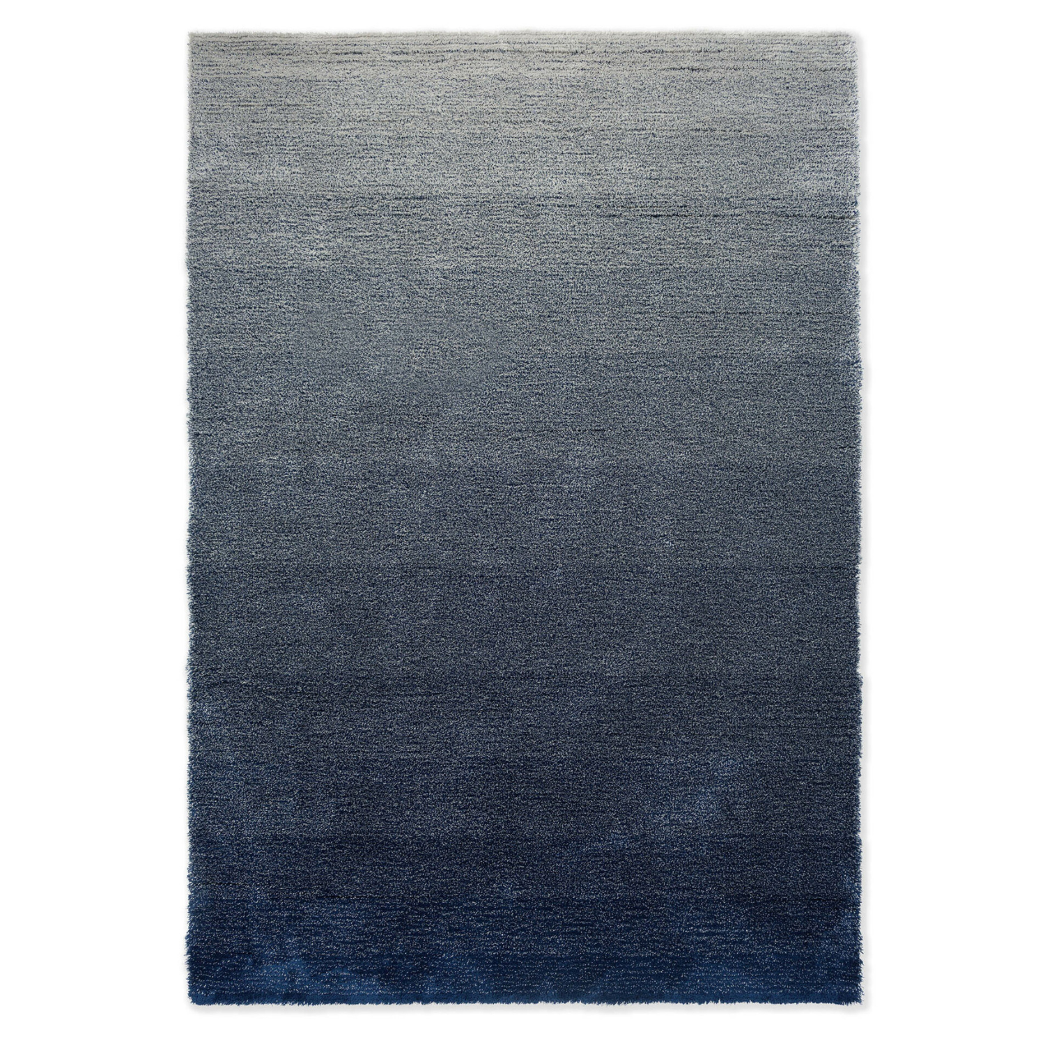 Shade low gray-navy blue rug