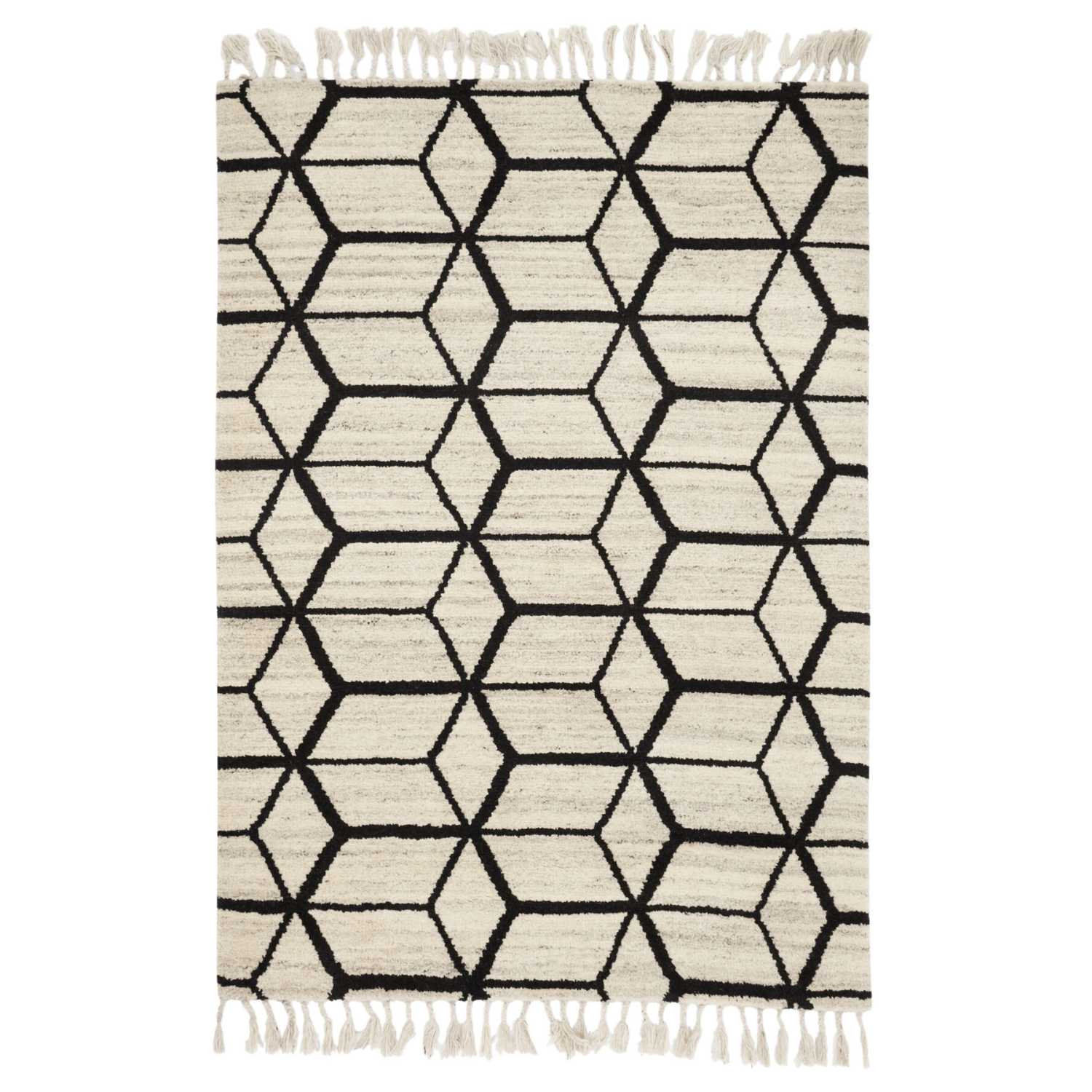 Araber Teppich Geometrie Beige