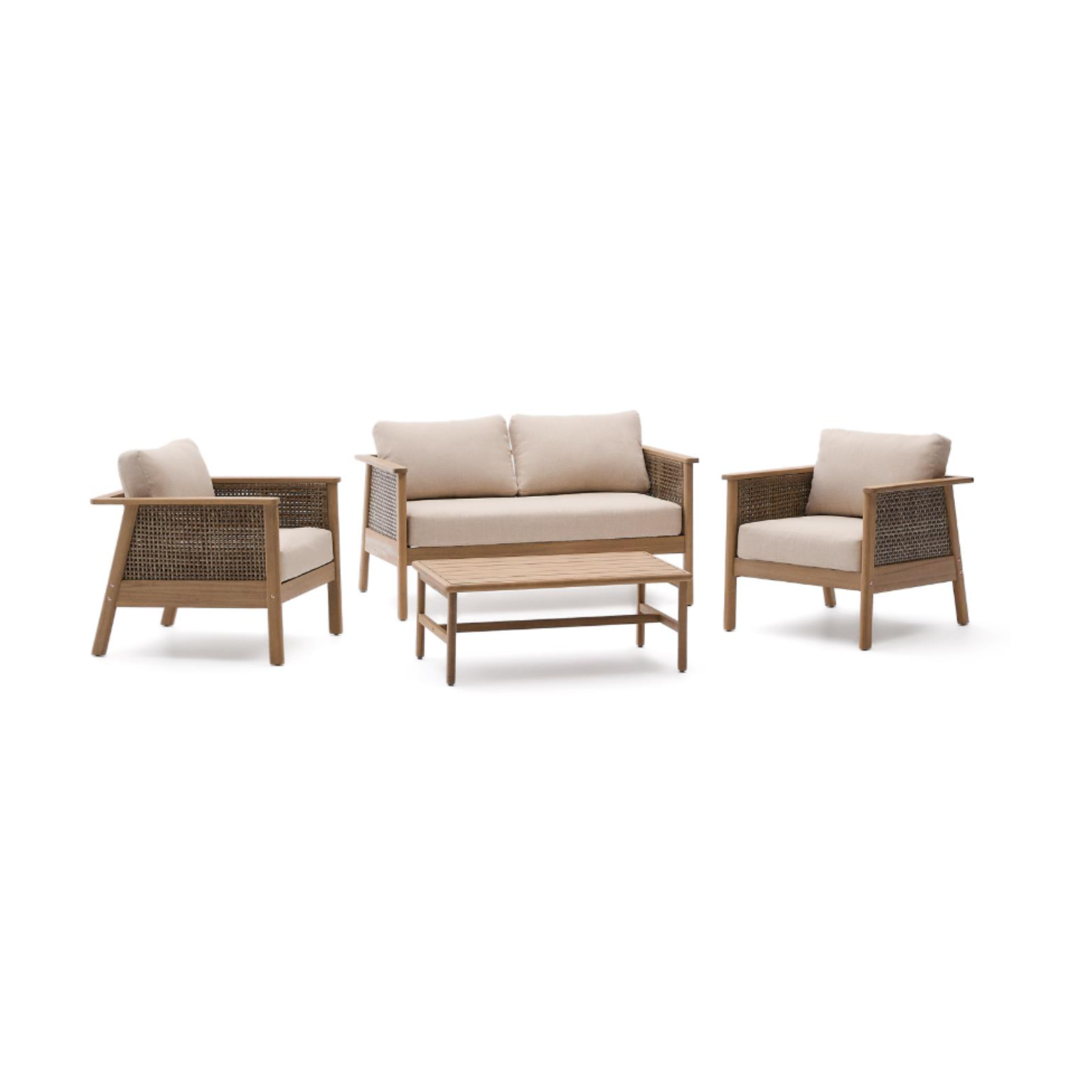 Alabe garden furniture set acacia wood [Julia]