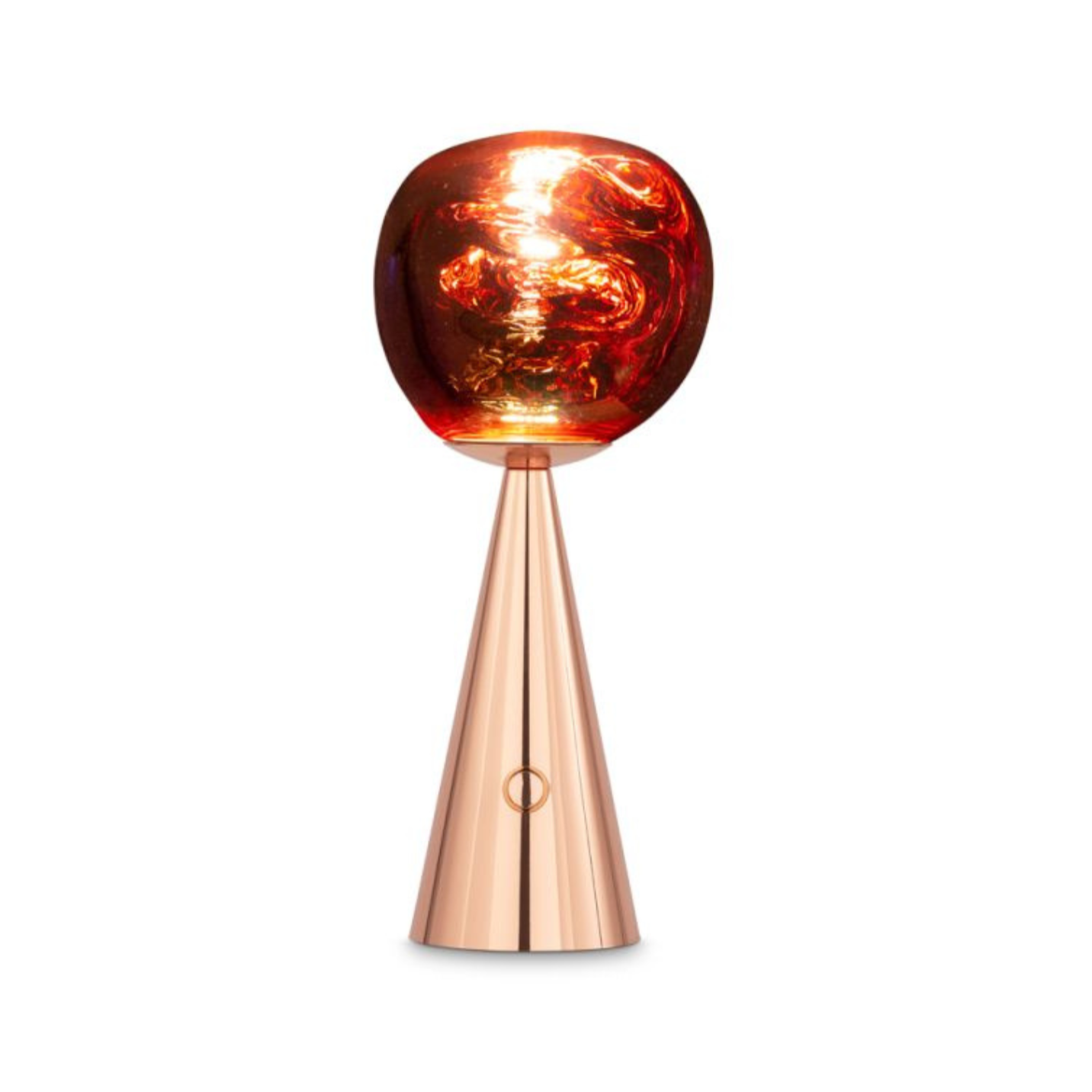 Melt copper portable lamp