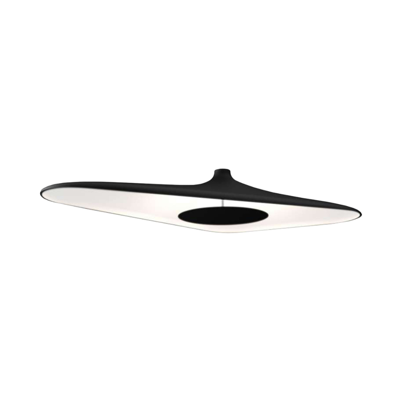 Soleil black ceiling lamp