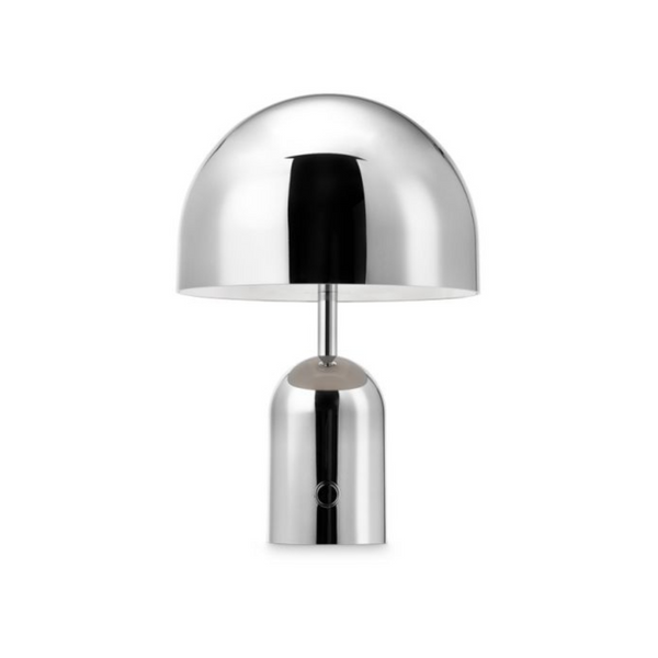 Bell silver portable lamp