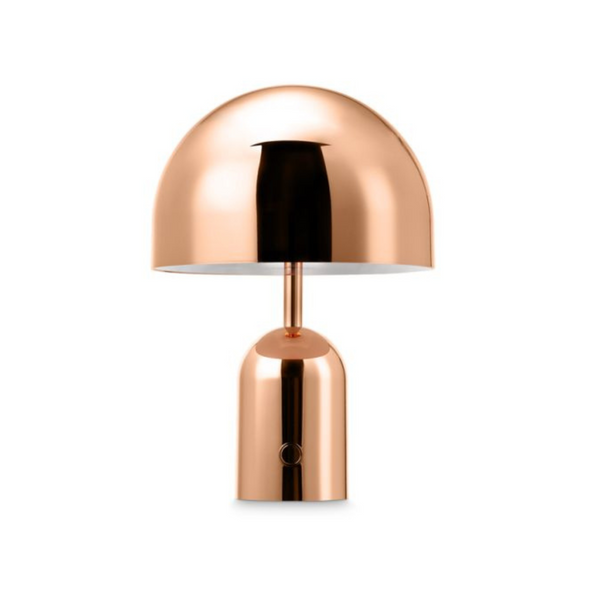 Bell copper portable lamp