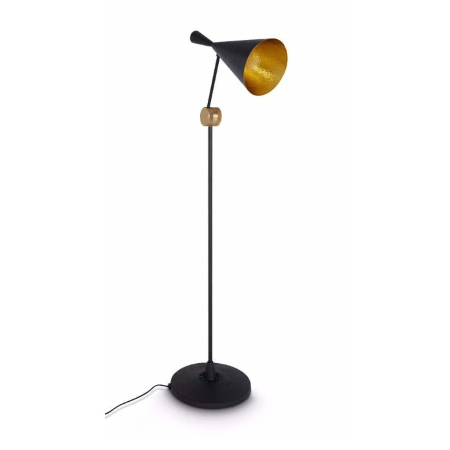 Beat black floor lamp with copper [coming soon]