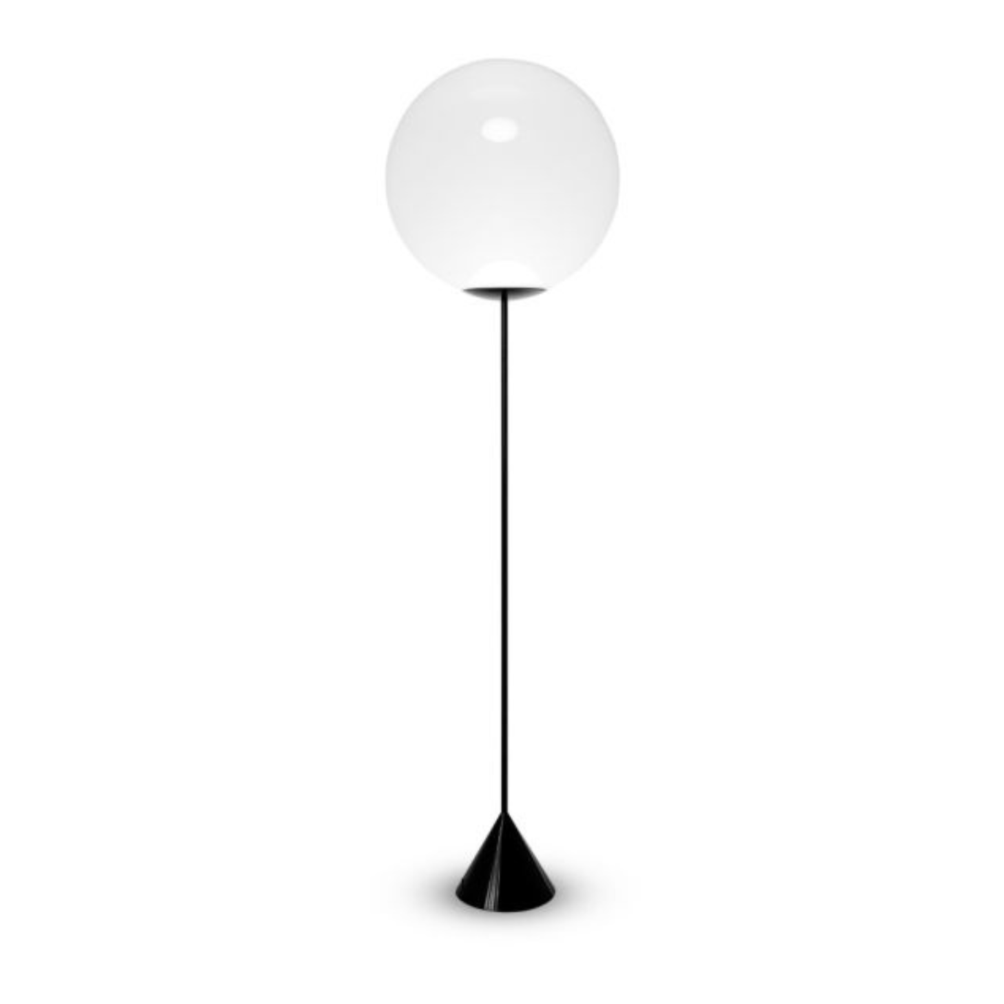 Lampa podłogowa GLOBE CONE opalowy