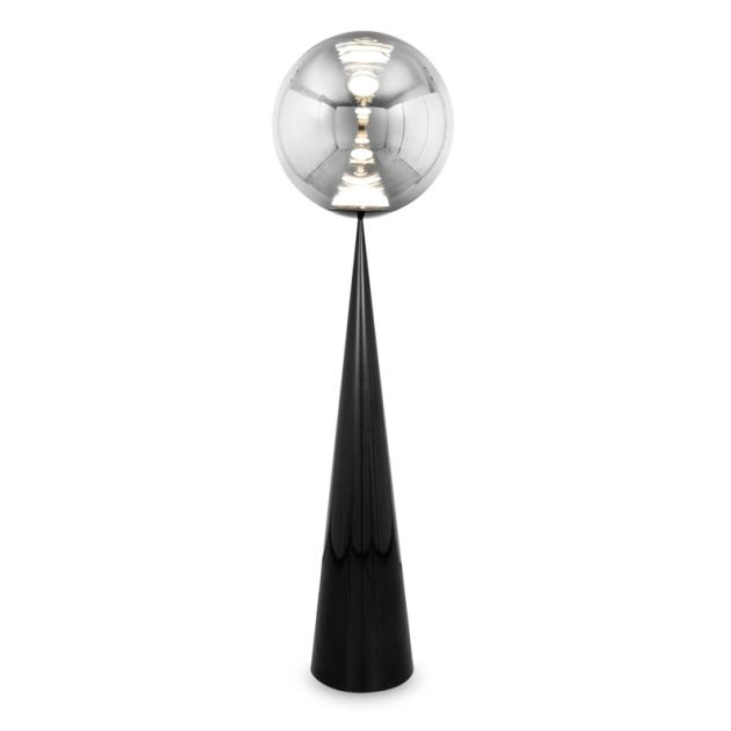 Globe Fat Silver floor lamp