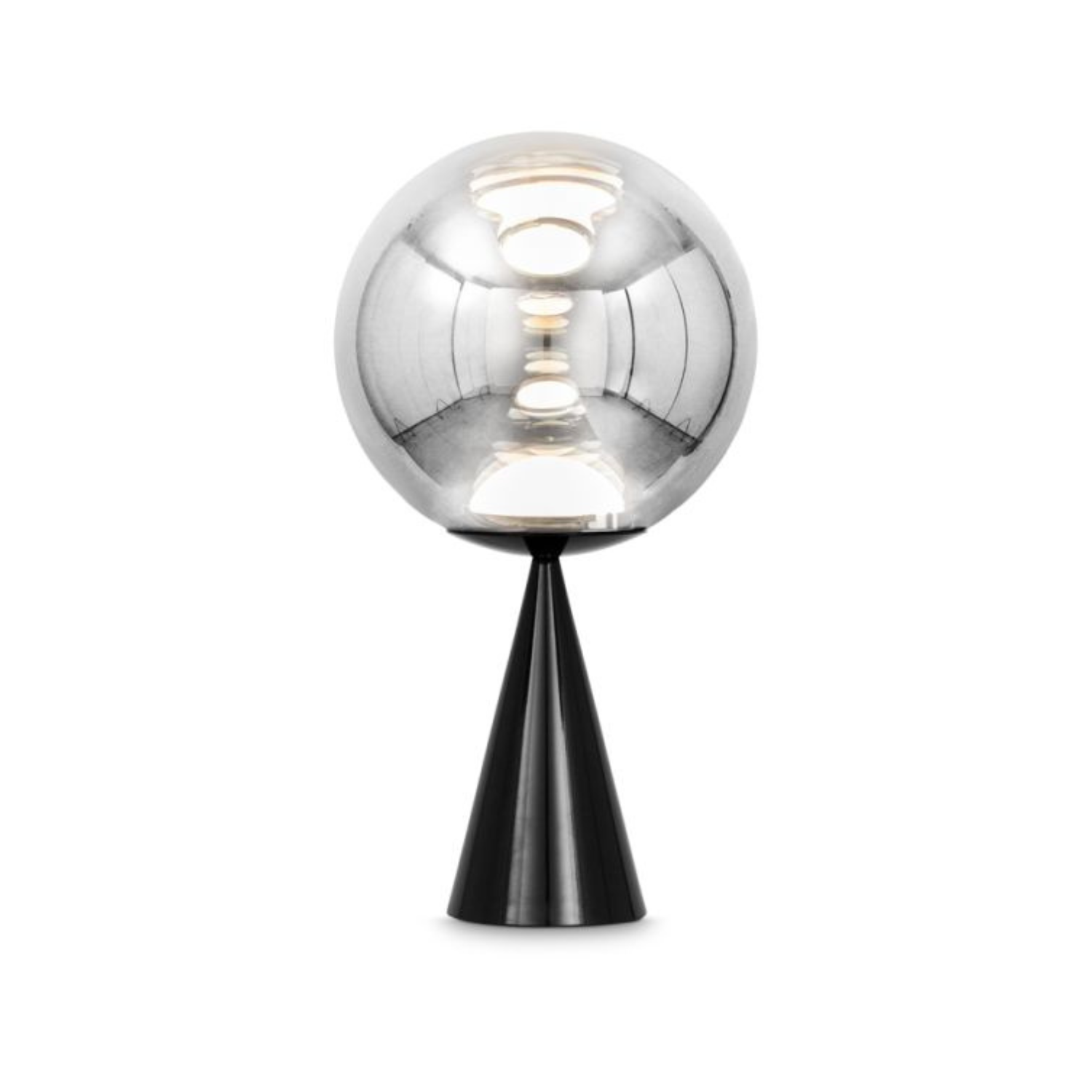 Globe Silver Fat Tischlampe