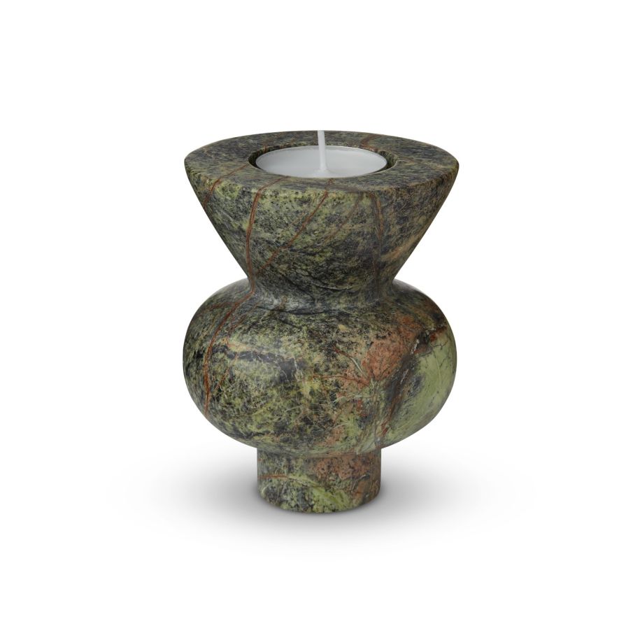 Stone Green Marble candlestick