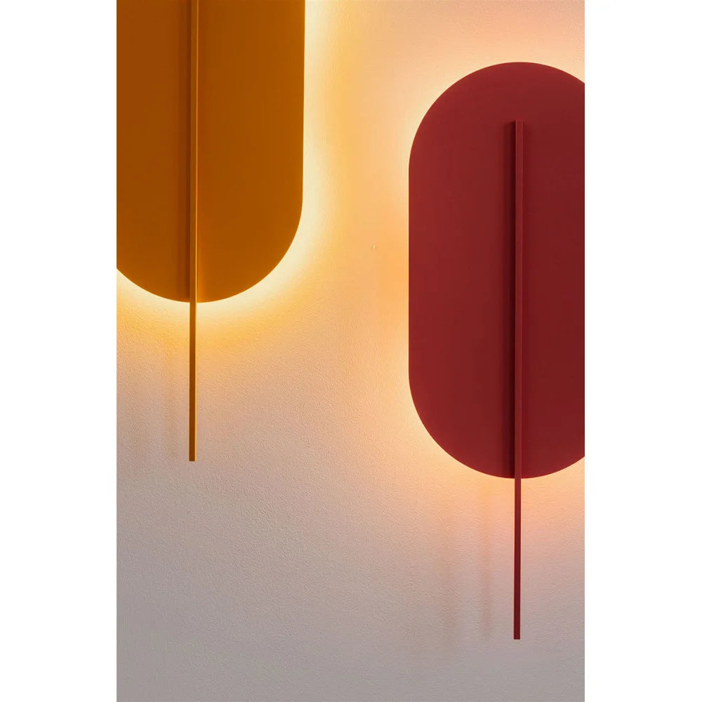 ROKKE rot-orange Wandleuchte