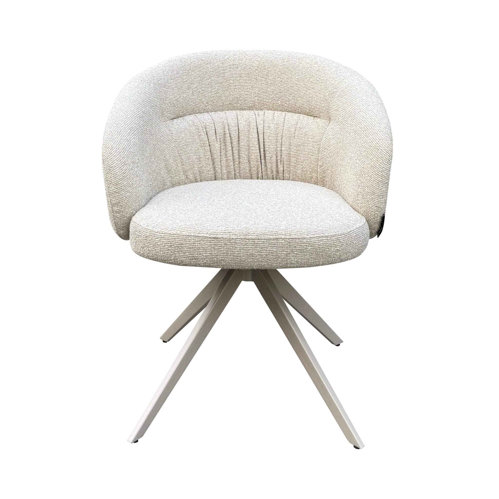 Olivia beige swivel chair