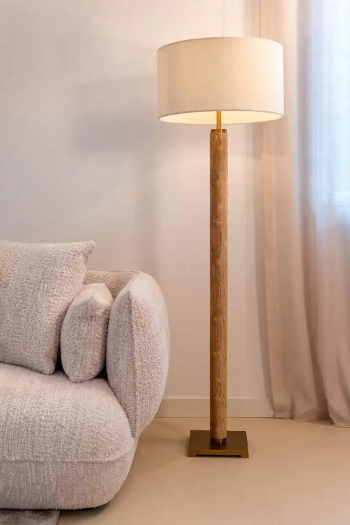 Stehlampe LOREN braun